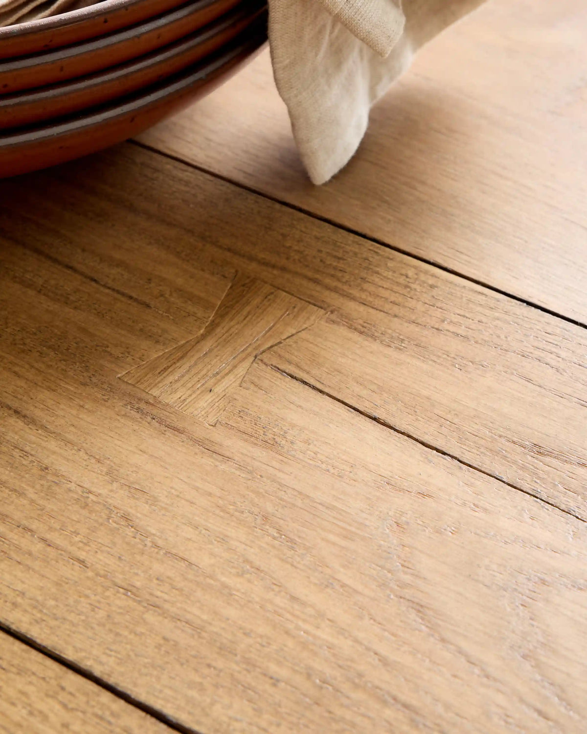 Reclaimed Oak Parsons Dining Table