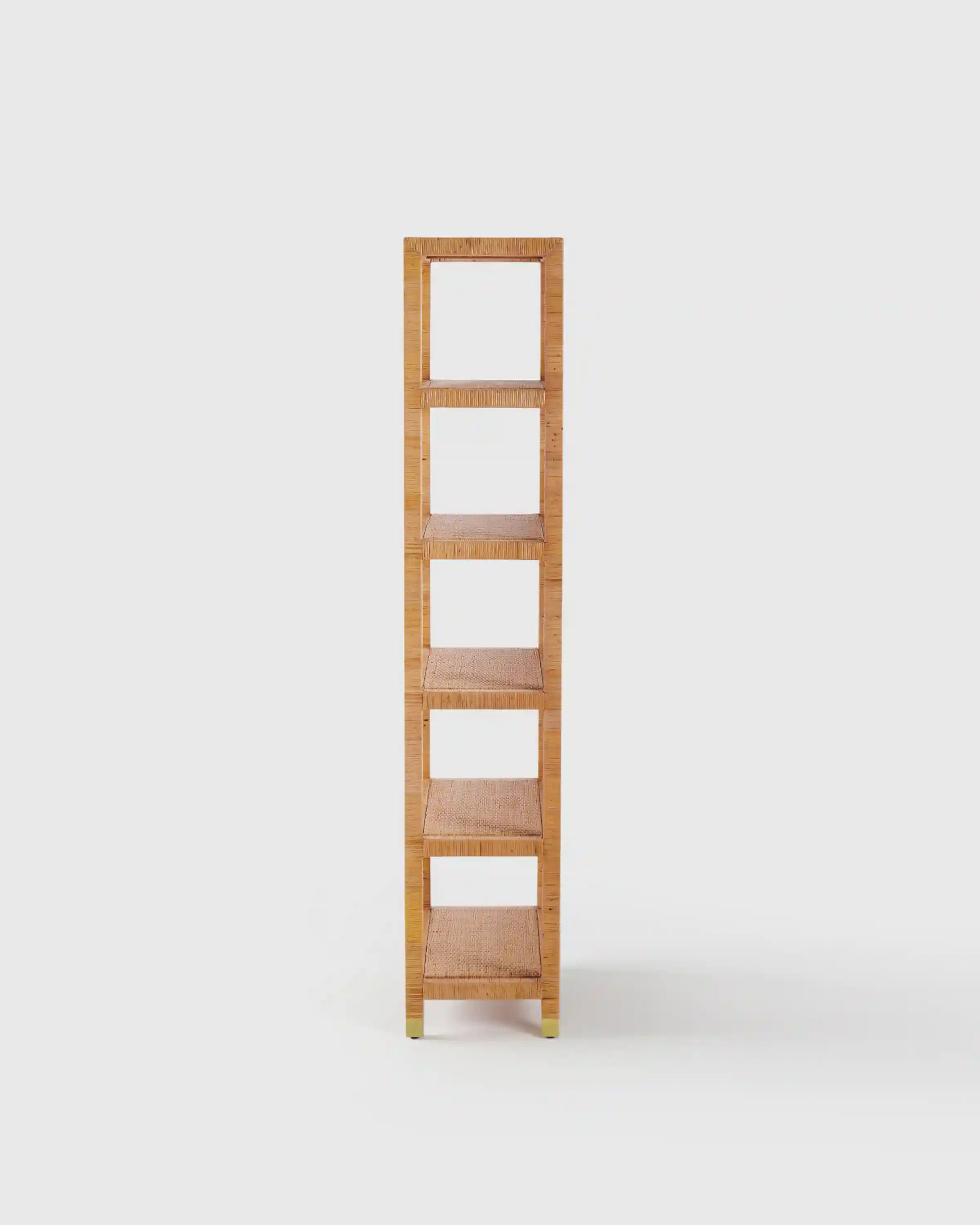 Handwoven Rattan Bookcase