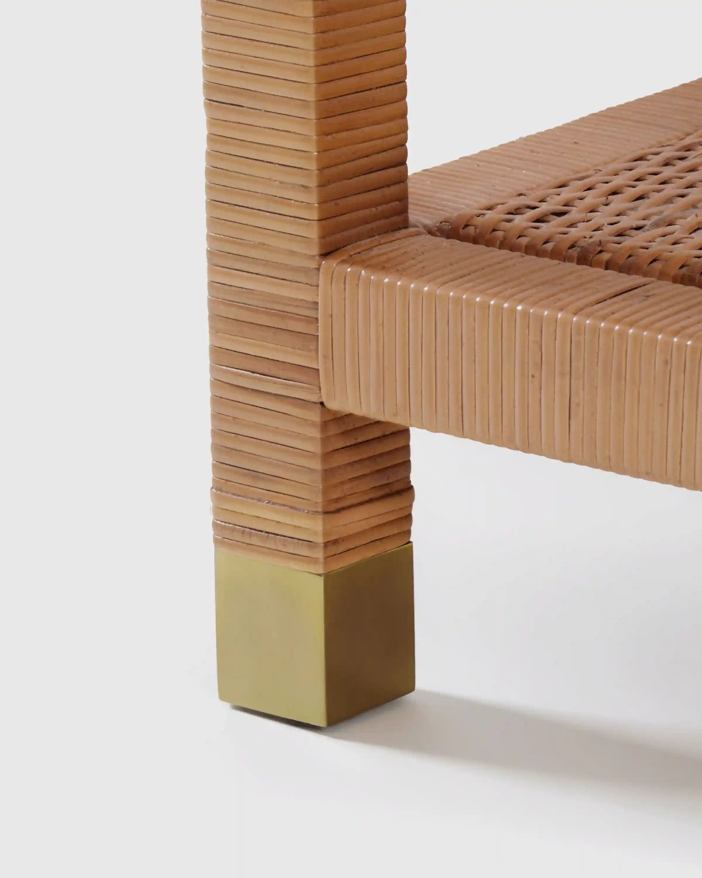 Handwoven Rattan Bookcase