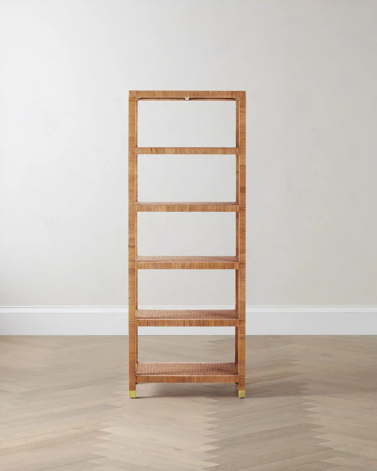 Handwoven Rattan Bookcase