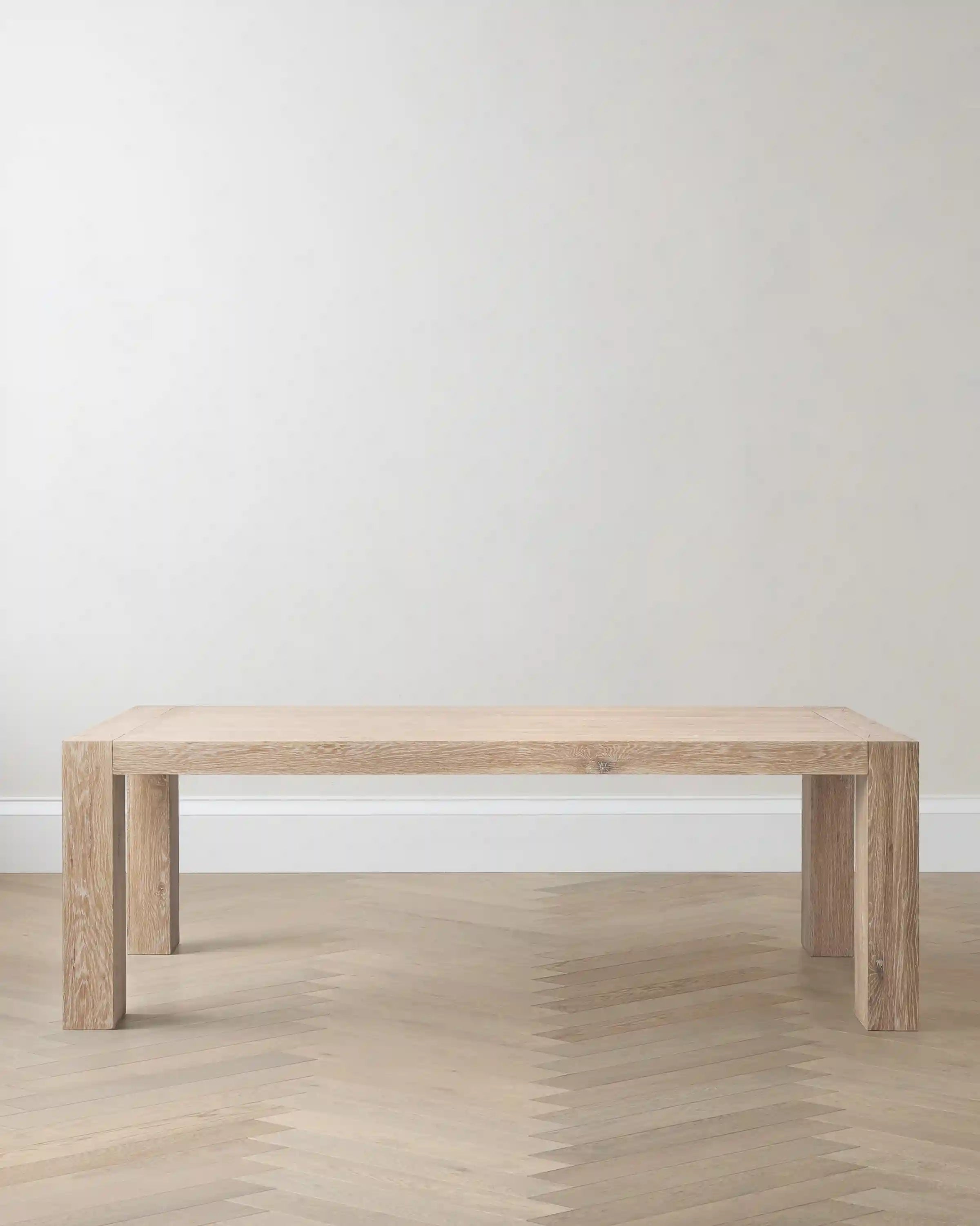 Reclaimed Oak Parsons Dining Table