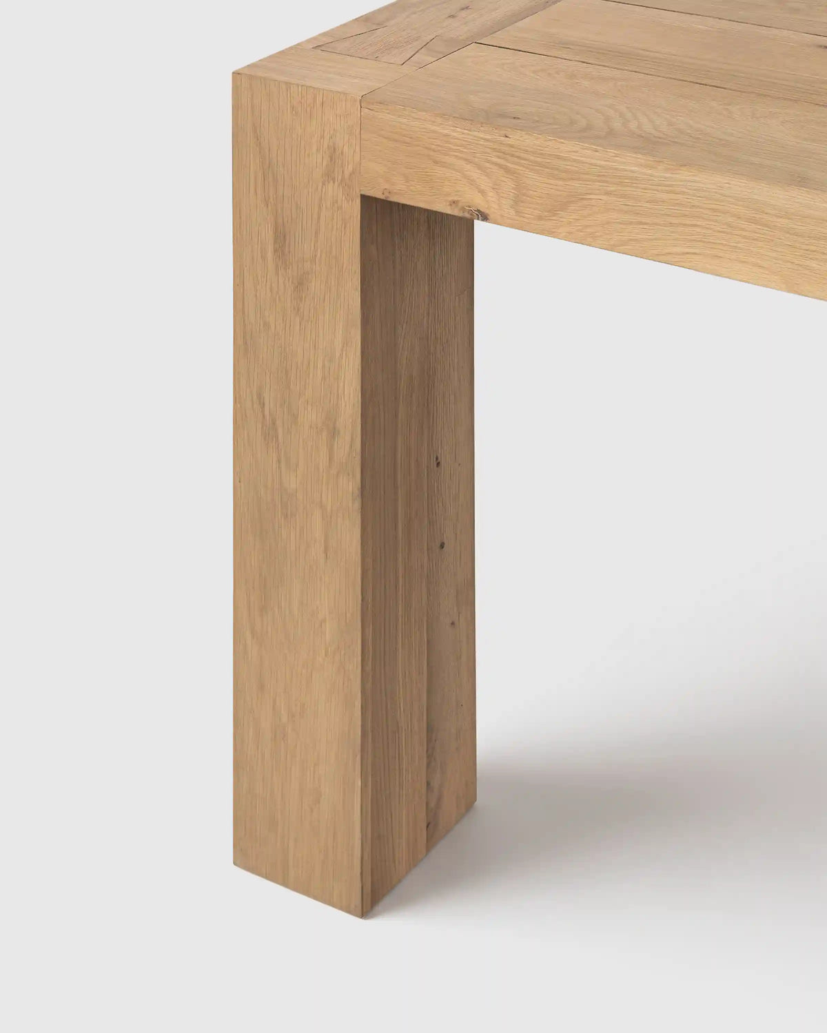 Reclaimed Oak Parsons Dining Table