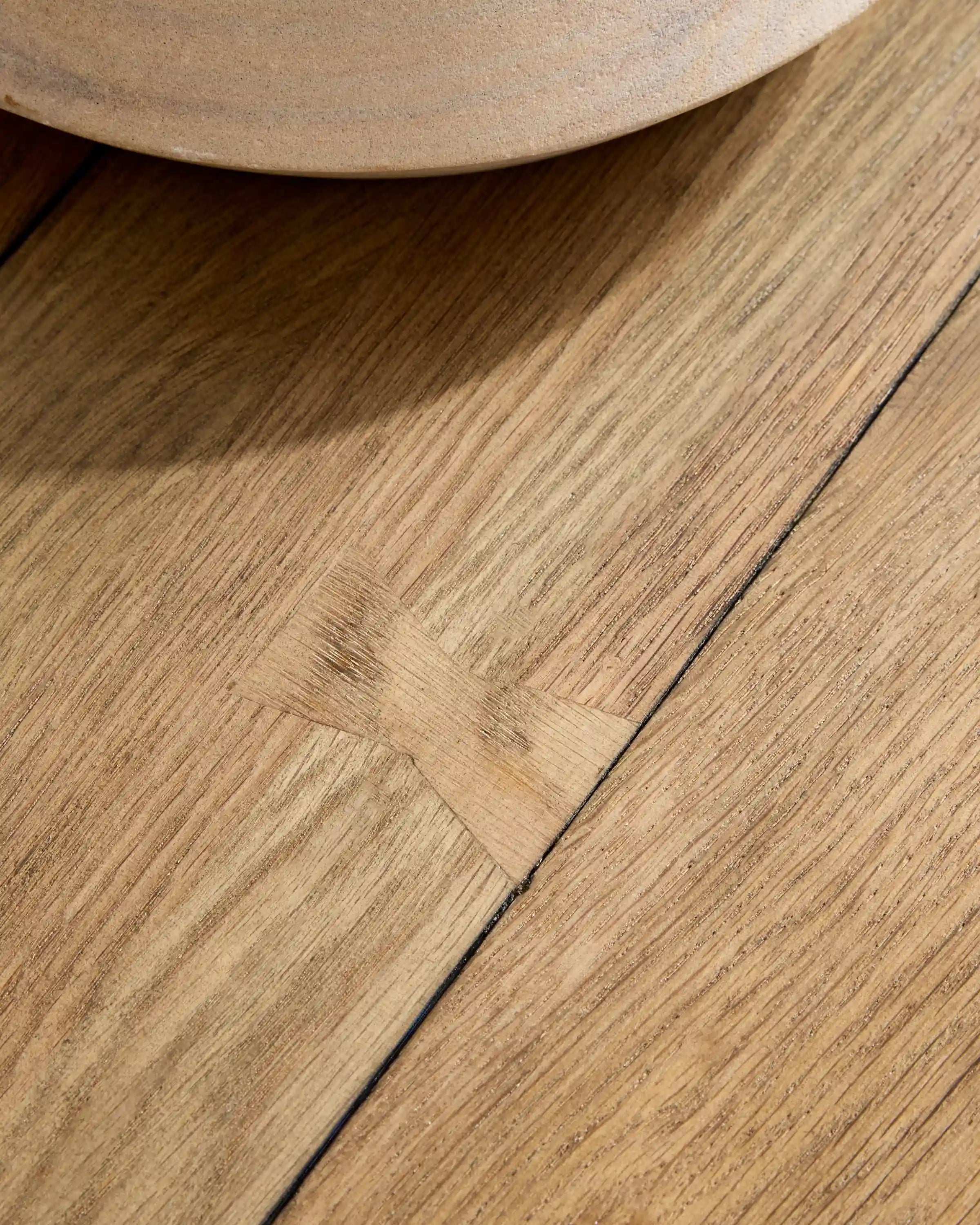 Reclaimed Oak Waterfall Console Table