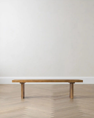 Solid Wood Plank Dining Bench