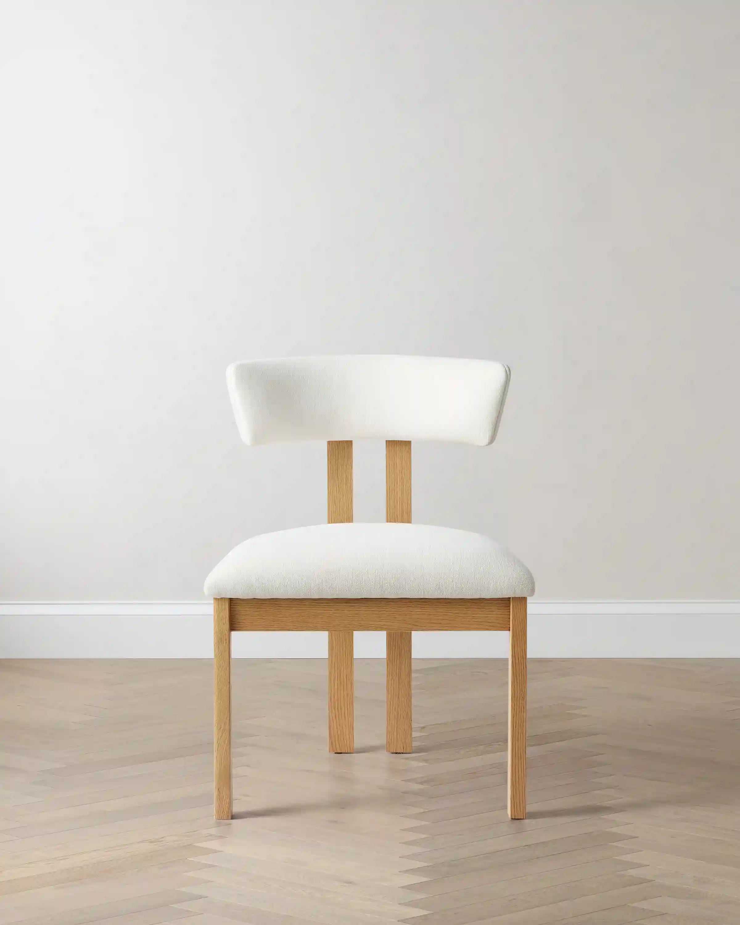 Solid Wood and Performance Fabric Dining Chair (Set of 2)