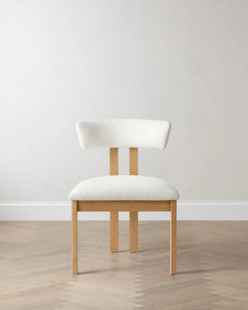 Solid Wood and Performance Fabric Dining Chair (Set of 2)