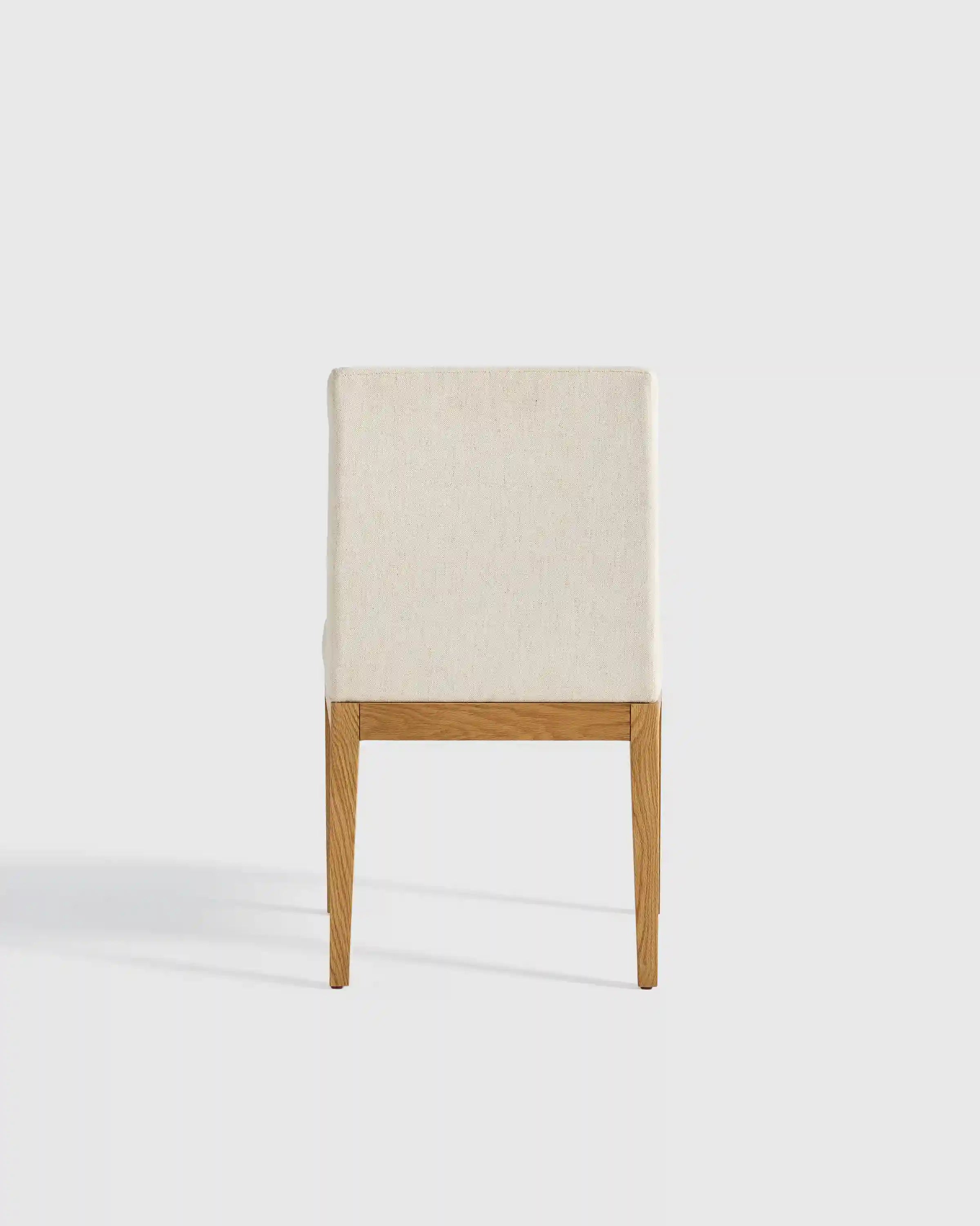 Performance Fabric Dining Chair with Solid Oak Legs (Set of 2)