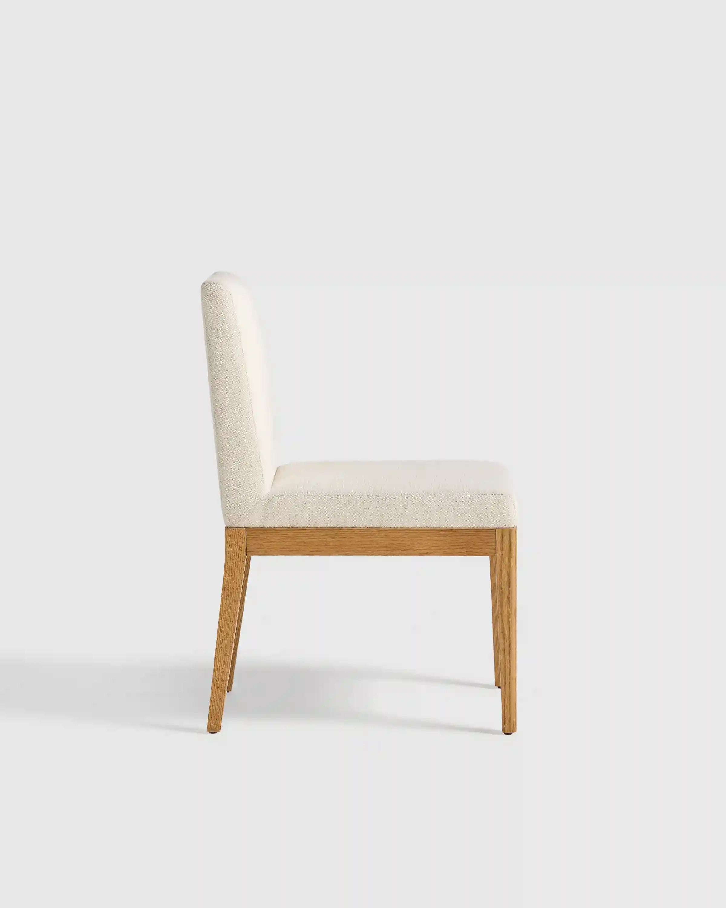 Performance Fabric Dining Chair with Solid Oak Legs (Set of 2)