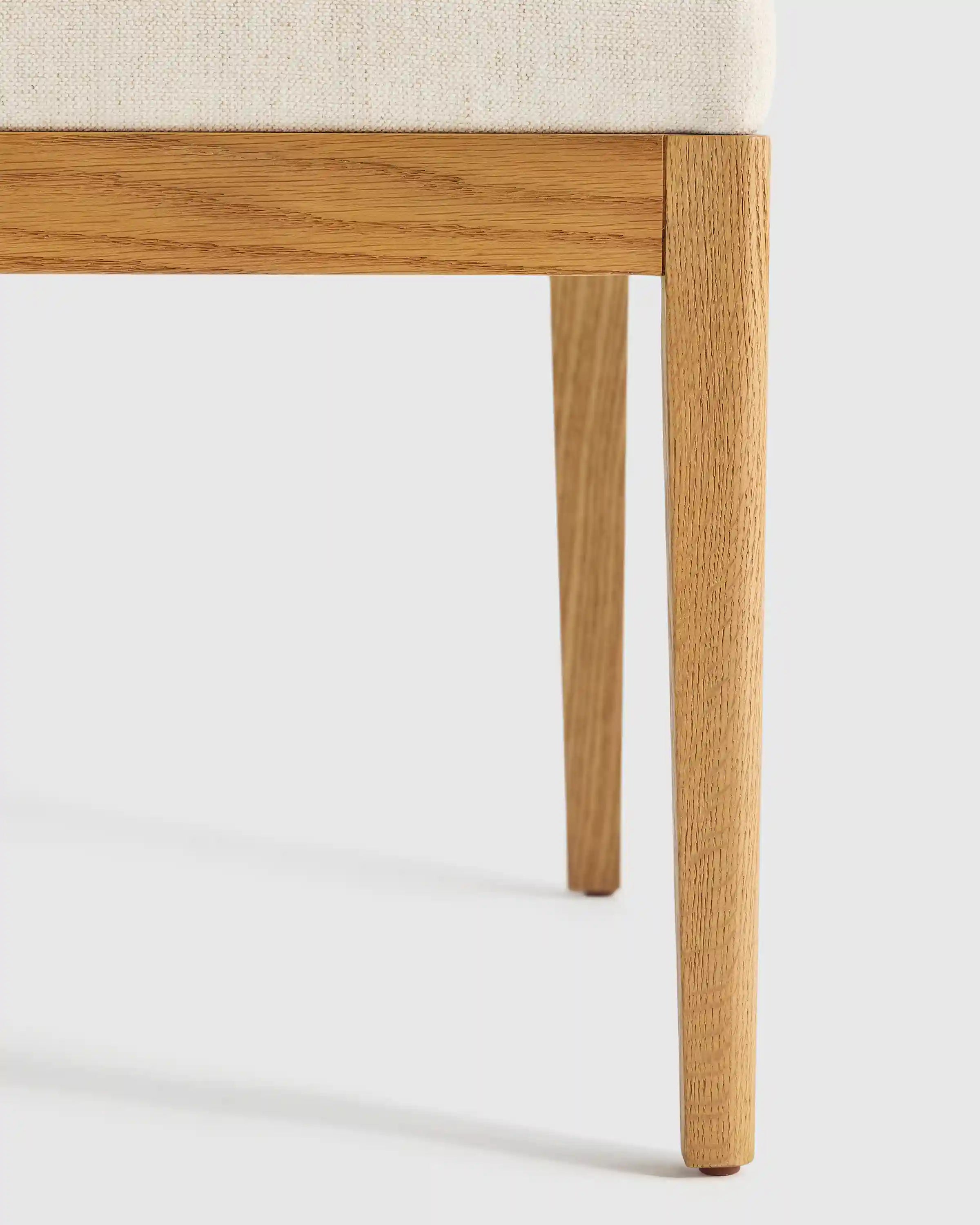 Performance Fabric Dining Chair with Solid Oak Legs (Set of 2)