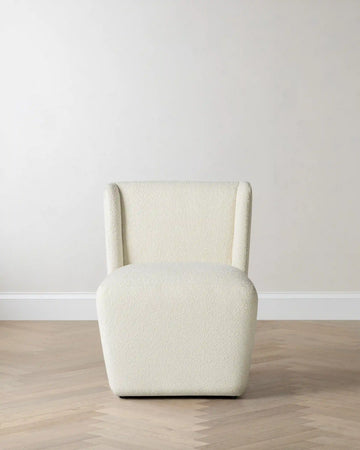 Performance Boucle Shelter Back Dining Chair
