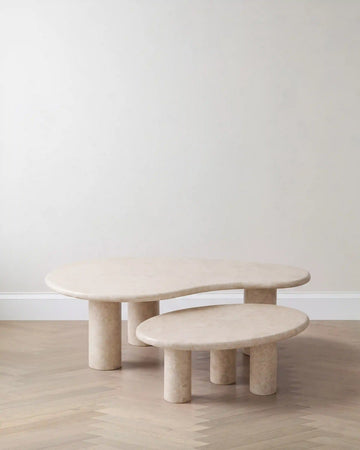 Marble Nesting Coffee Table Set