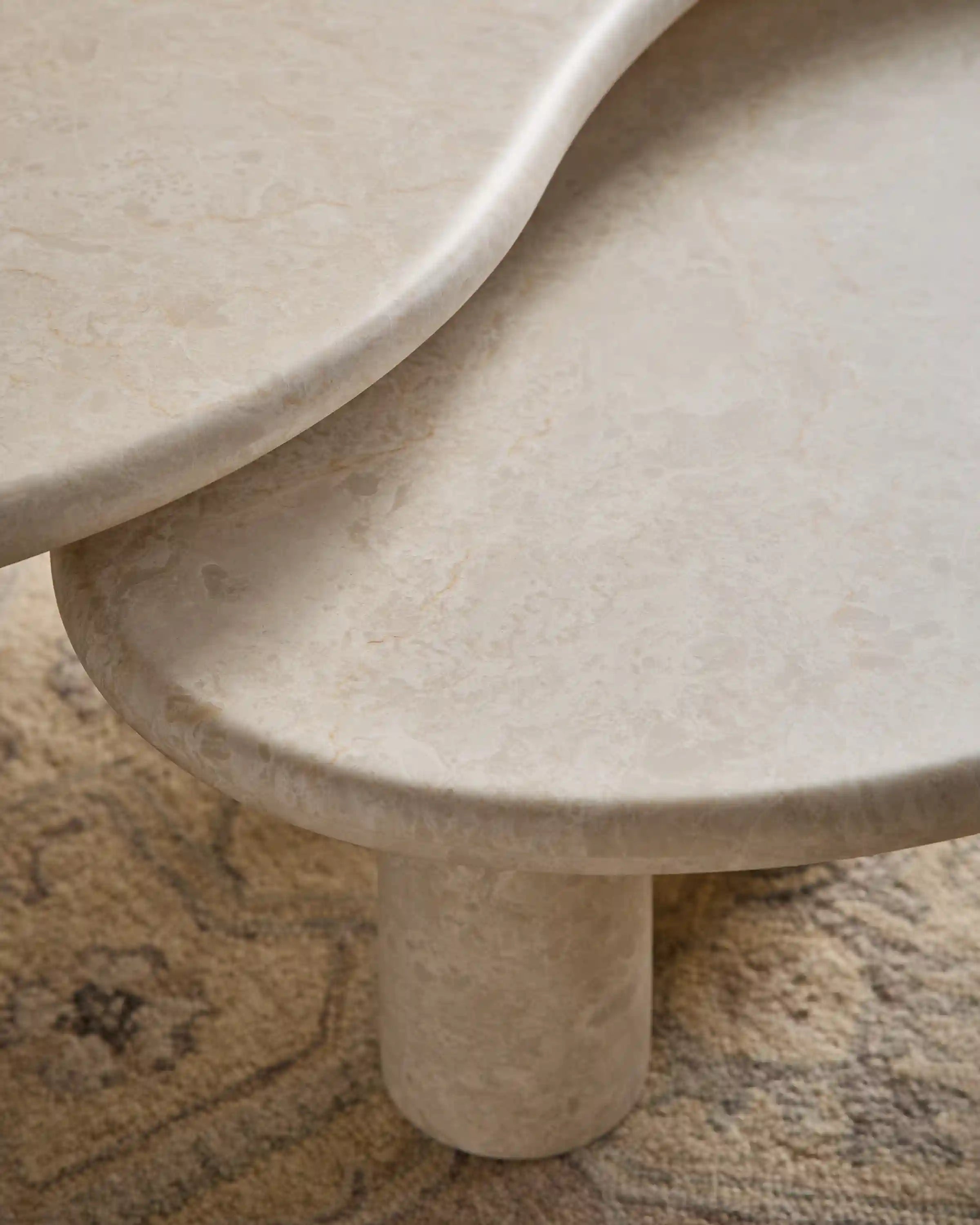 Marble Nesting Coffee Table Set