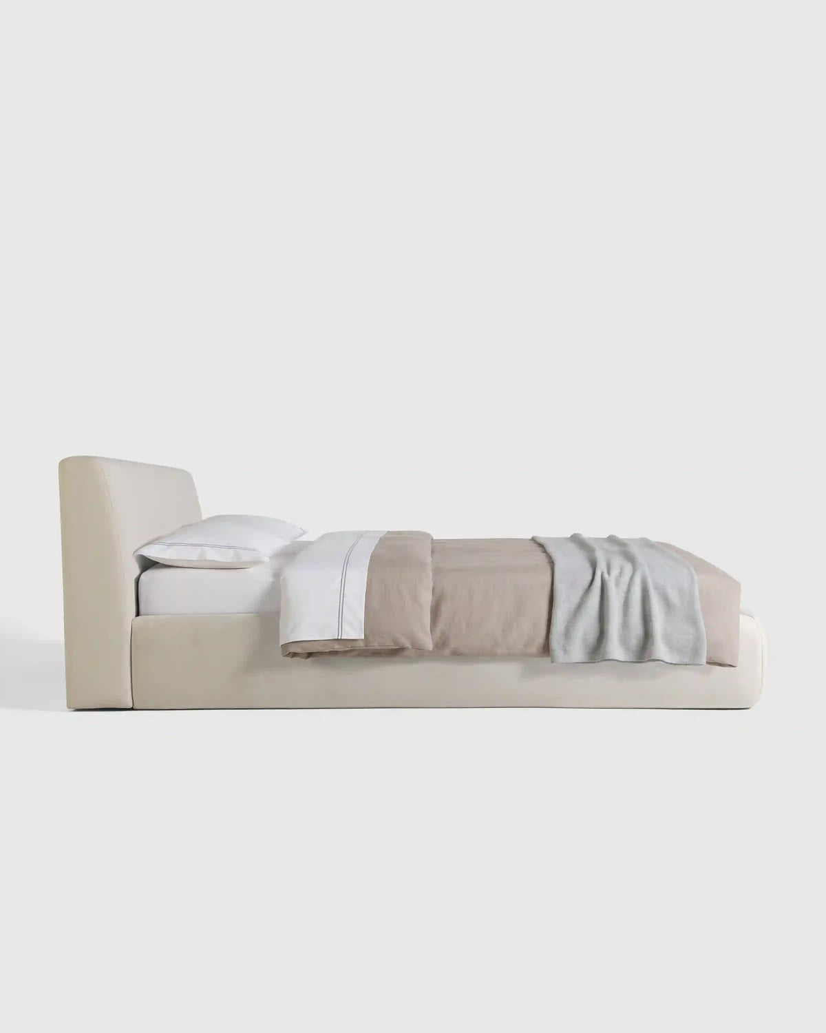 Plush Low Profile Platform Bed