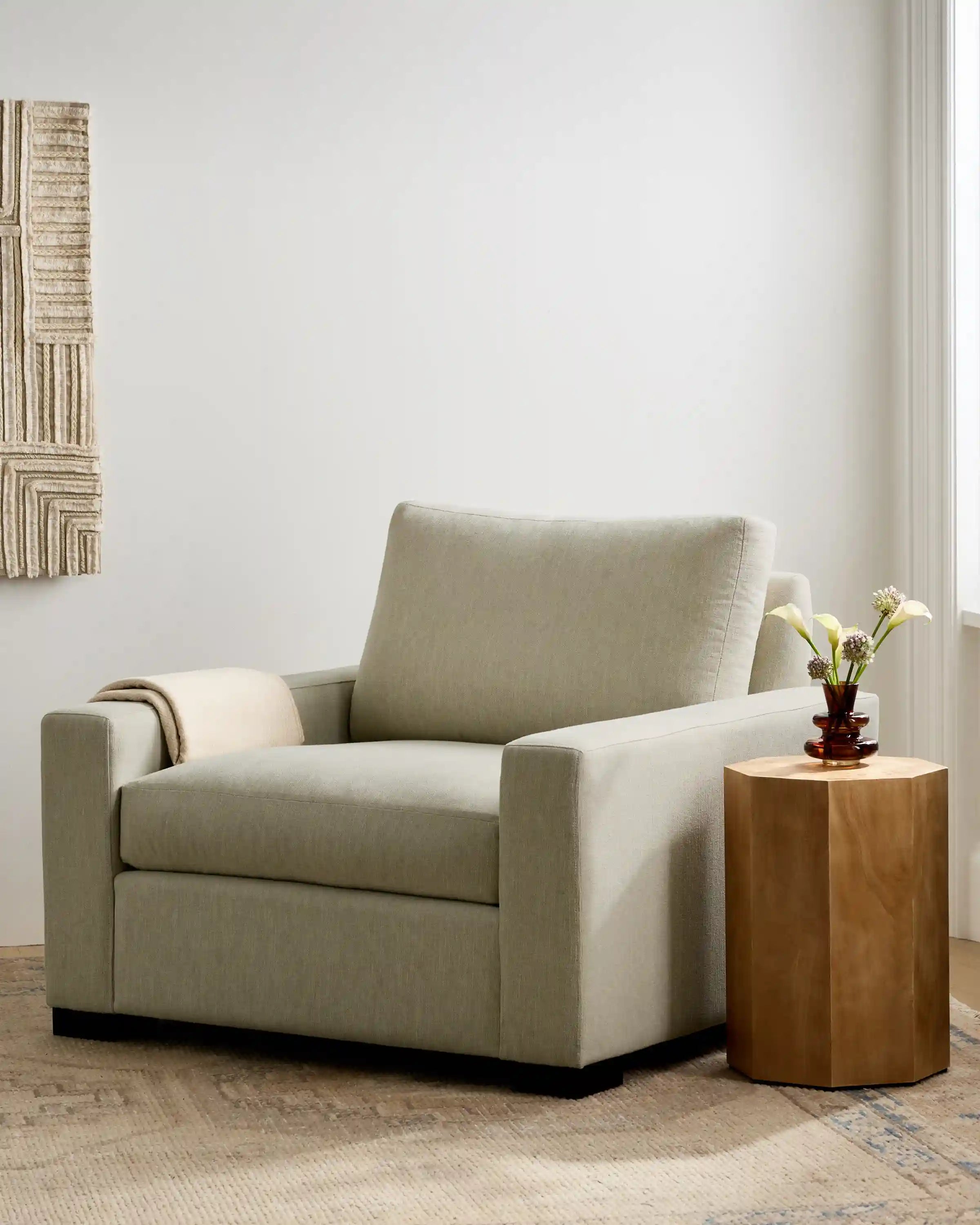 Stillman Accent Chair in Performance Basketweave