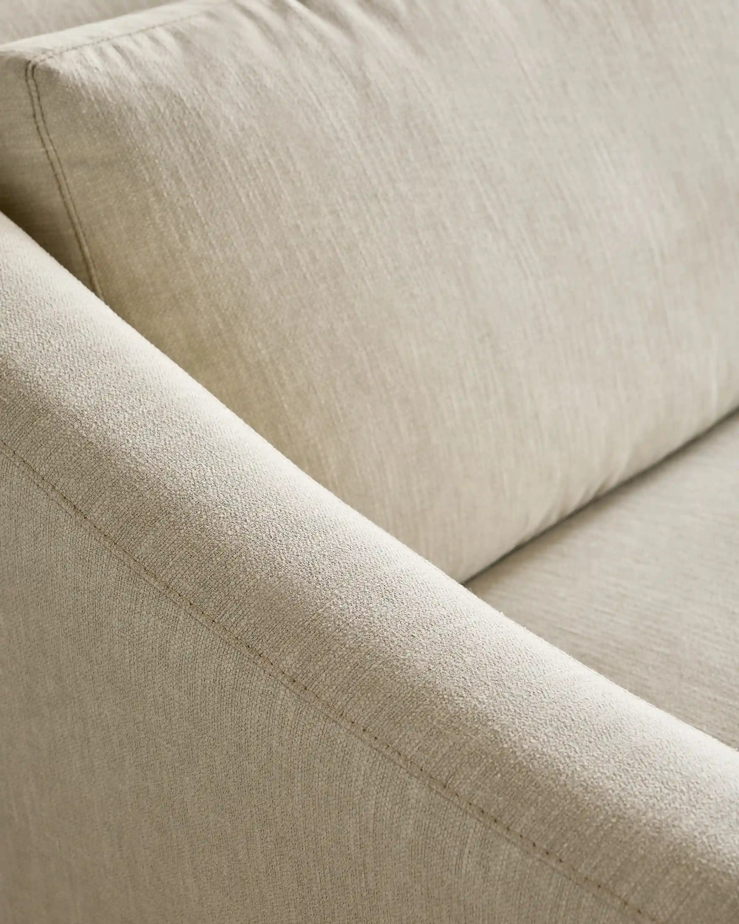 Hollis Slope Arm Chaise Sectional in Performance Basketweave