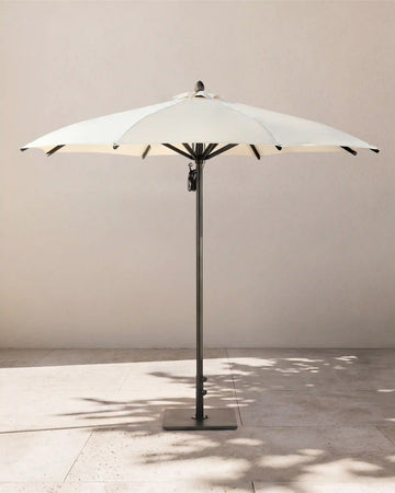 9' Round Sunbrella Outdoor Umbrella and Base