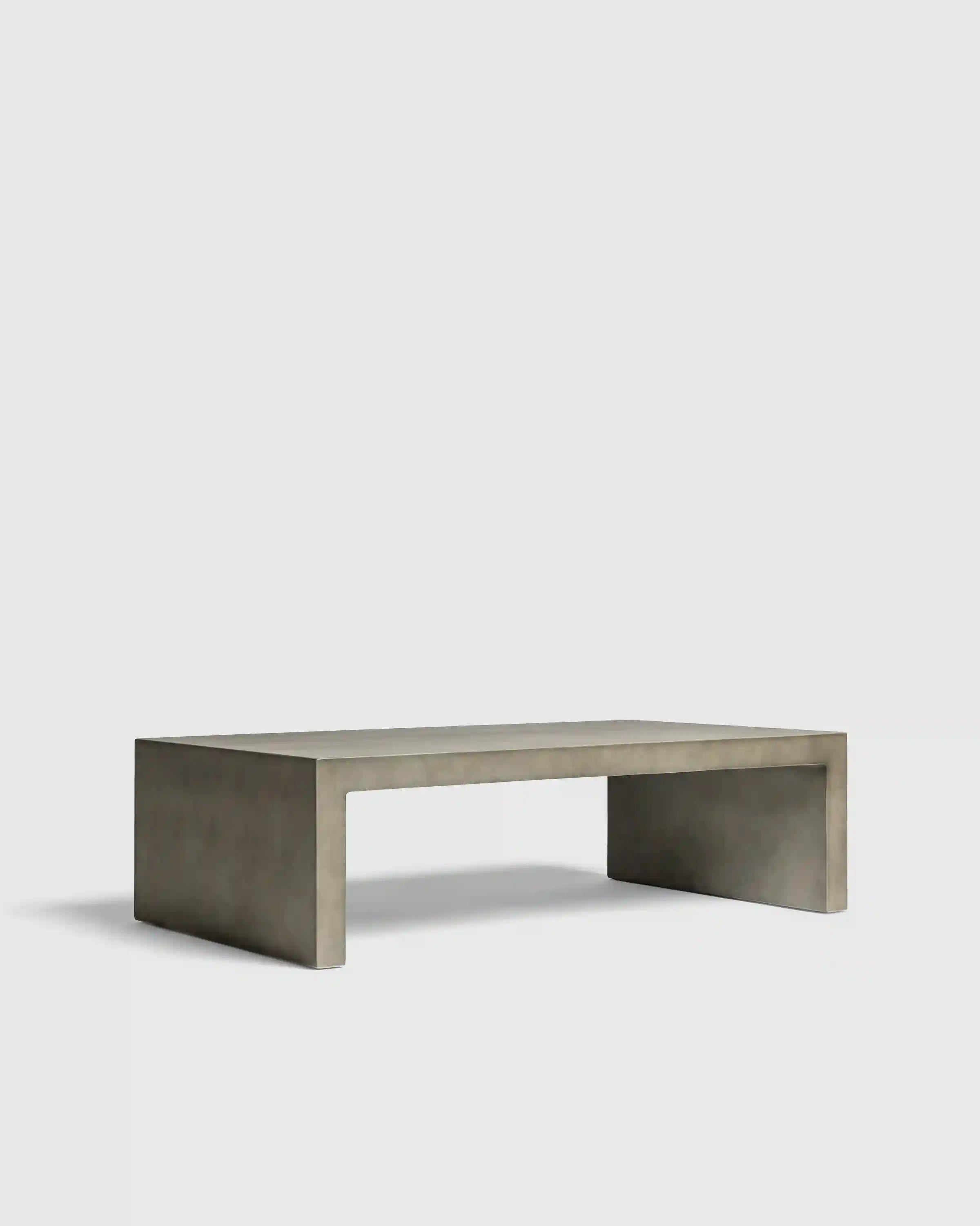 Concrete Waterfall Indoor/Outdoor Coffee Table