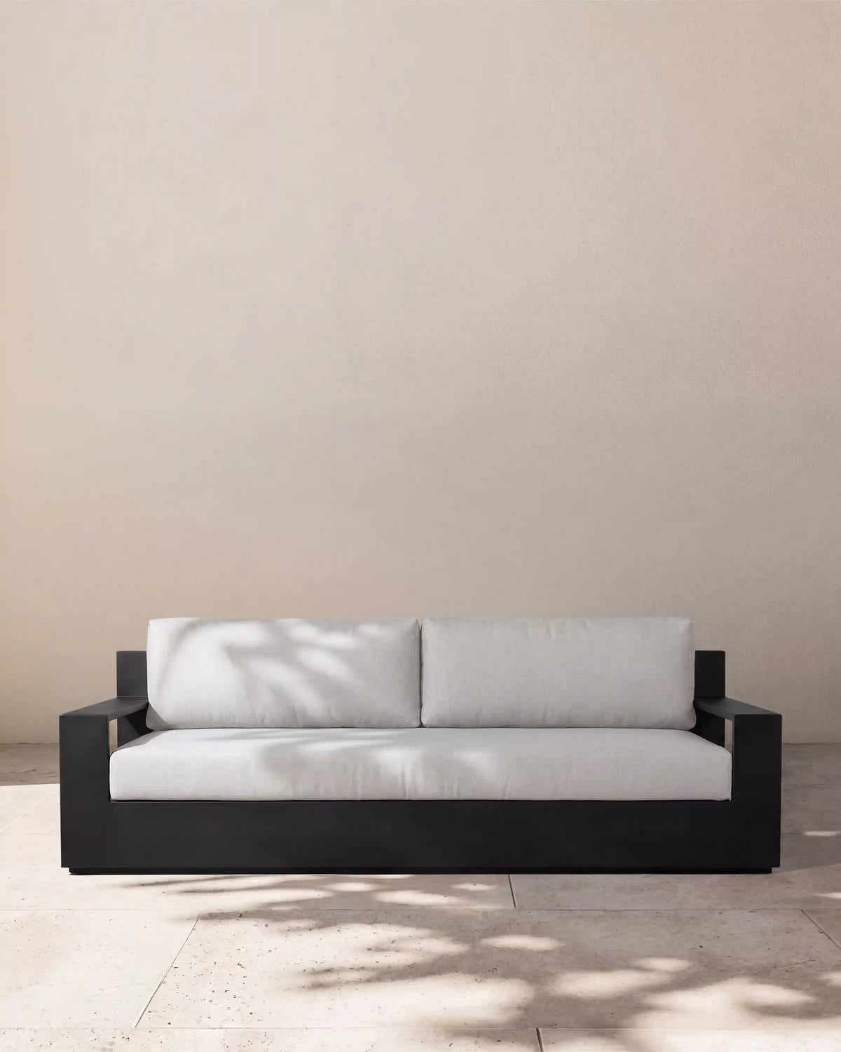 Powder-Coated Aluminum Outdoor Sofa