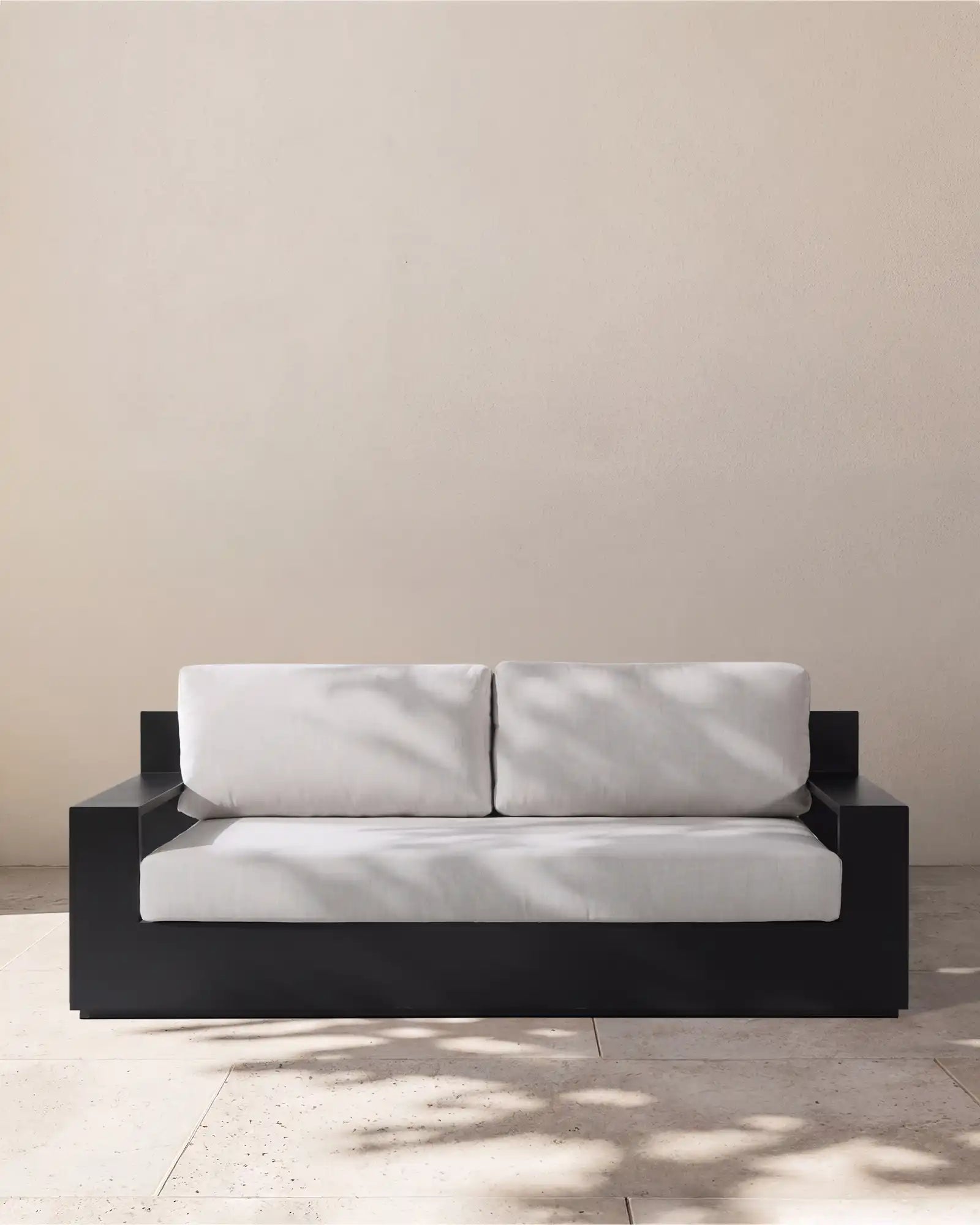 Powder-Coated Aluminum Outdoor Sofa