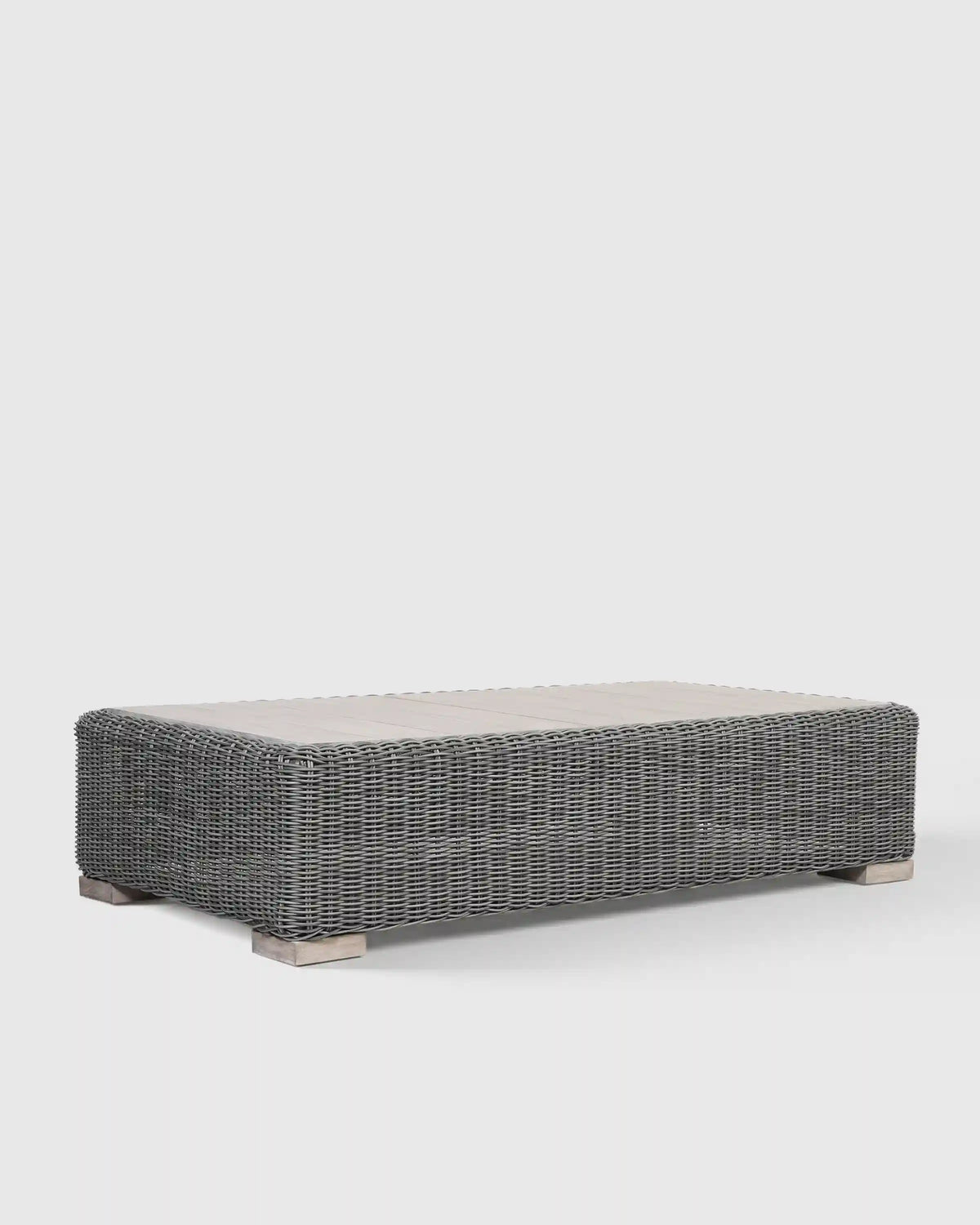 Classic All-Weather Wicker Outdoor Coffee Table