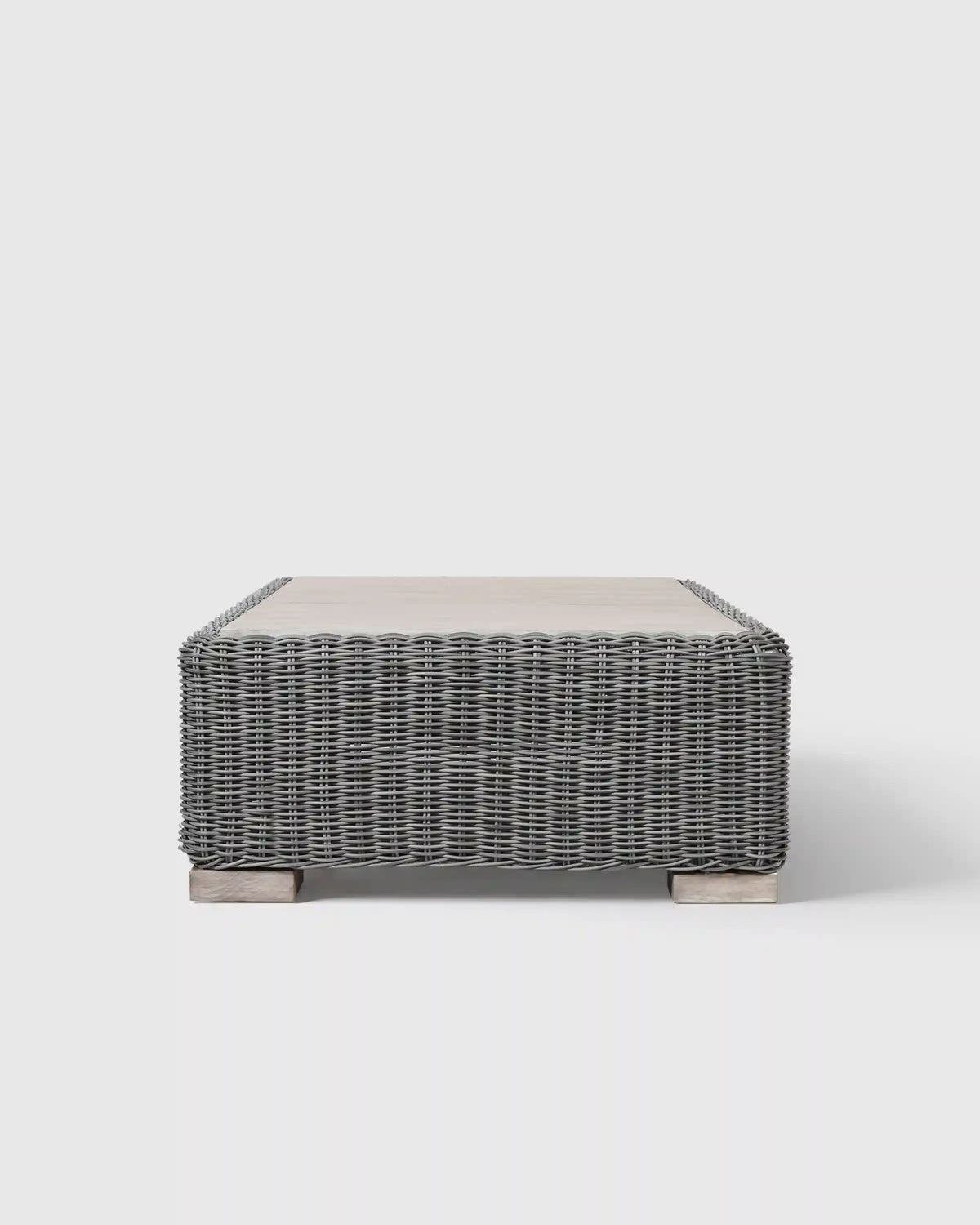 Classic All-Weather Wicker Outdoor Coffee Table