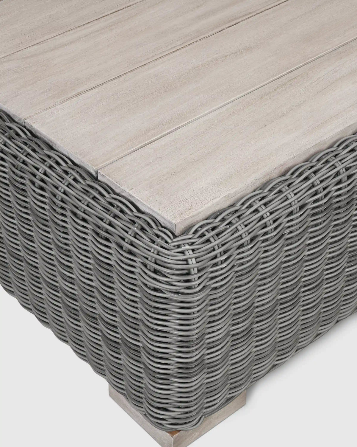 Classic All-Weather Wicker Outdoor Coffee Table