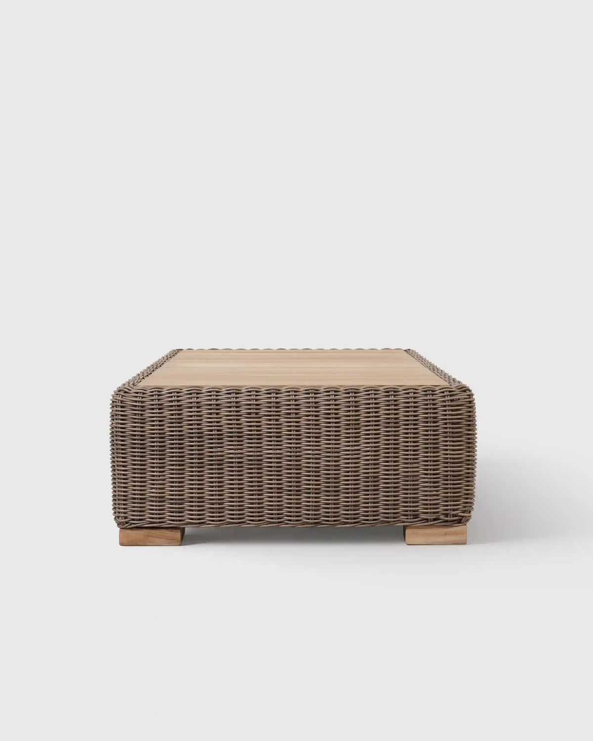 Classic All-Weather Wicker Outdoor Coffee Table