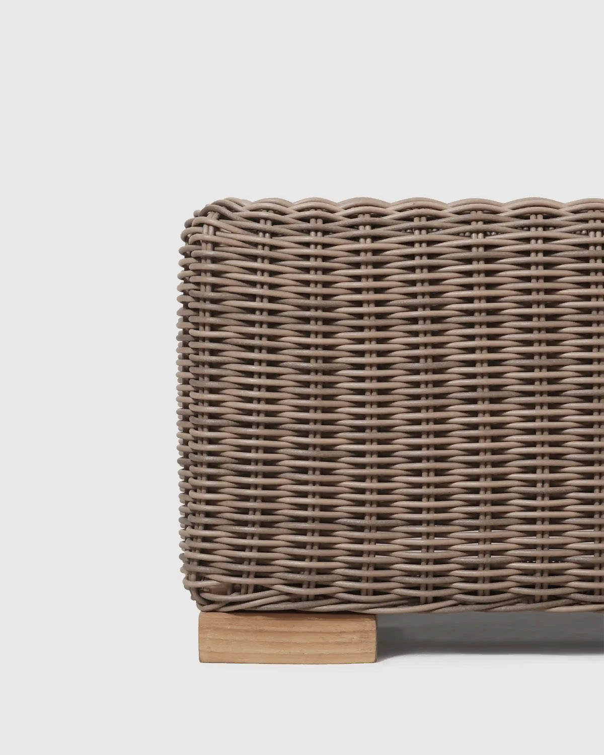 Classic All-Weather Wicker Outdoor Coffee Table