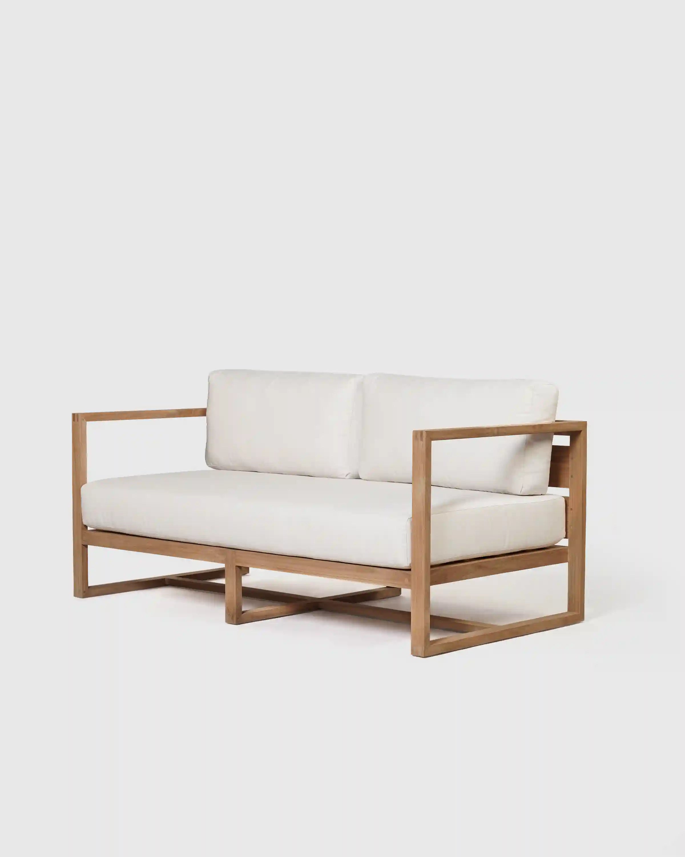 Linear Solid Teak Outdoor Sofa
