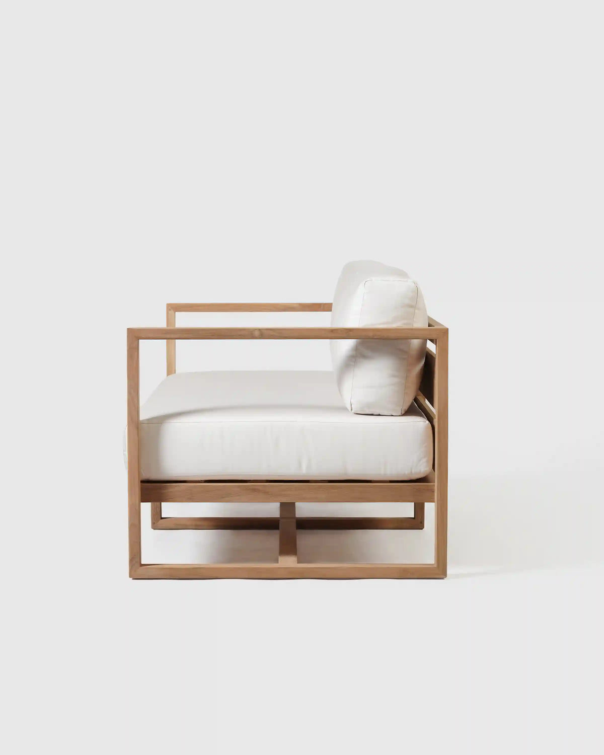 Linear Solid Teak Outdoor Sofa