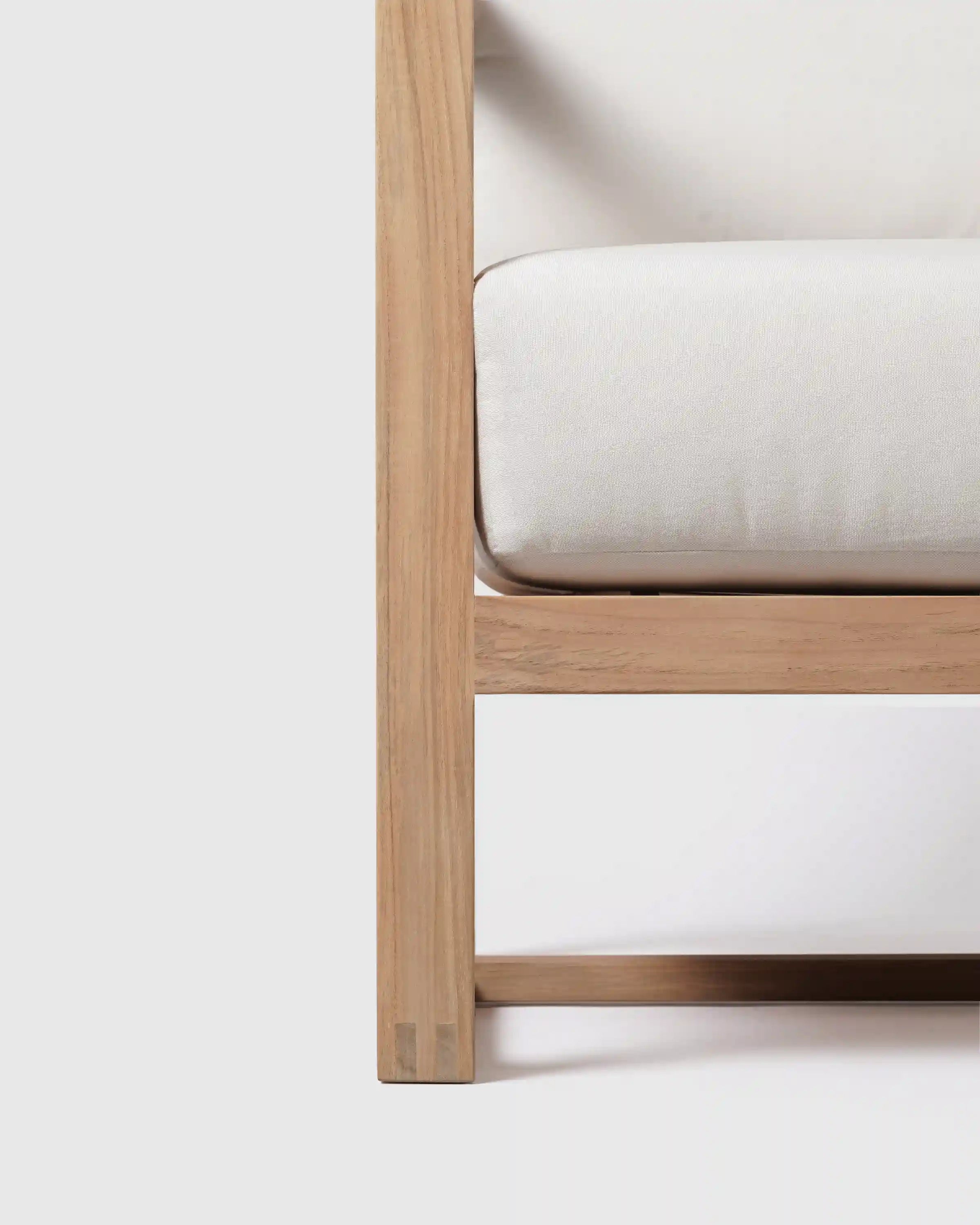 Linear Solid Teak Outdoor Sofa