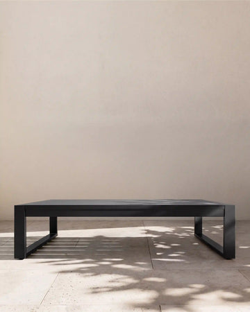 Linear Aluminum Outdoor Coffee Table