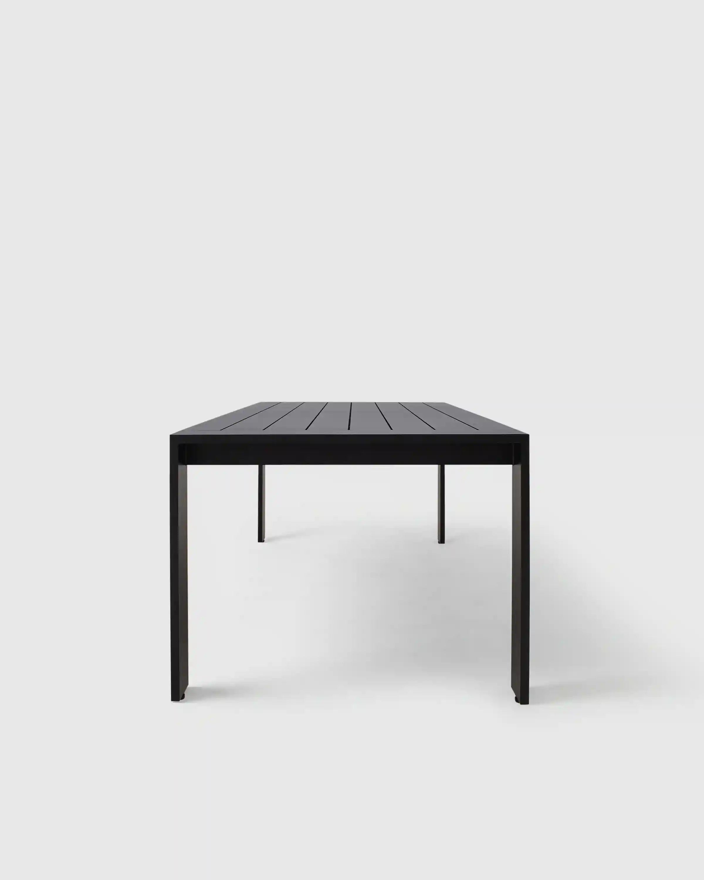 Linear Aluminum Outdoor Dining Table