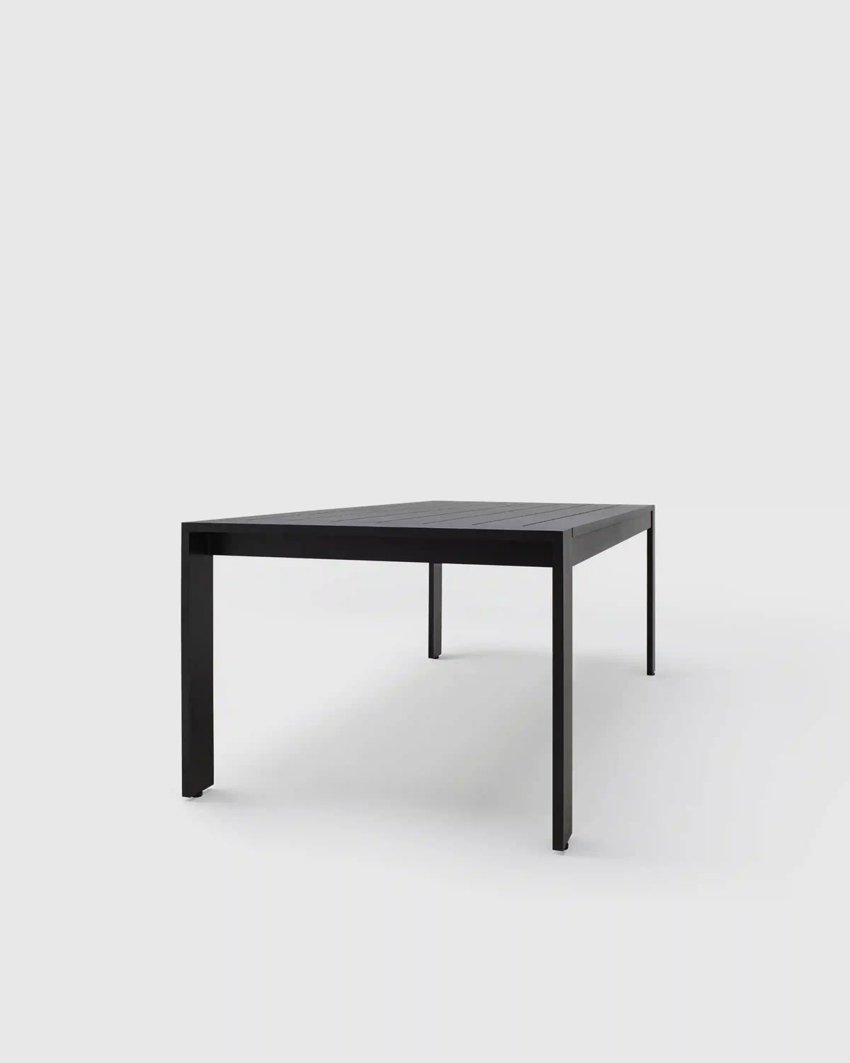 Linear Aluminum Outdoor Dining Table