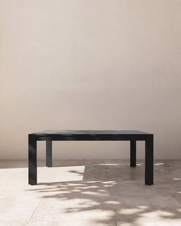 Linear Aluminum Outdoor Dining Table