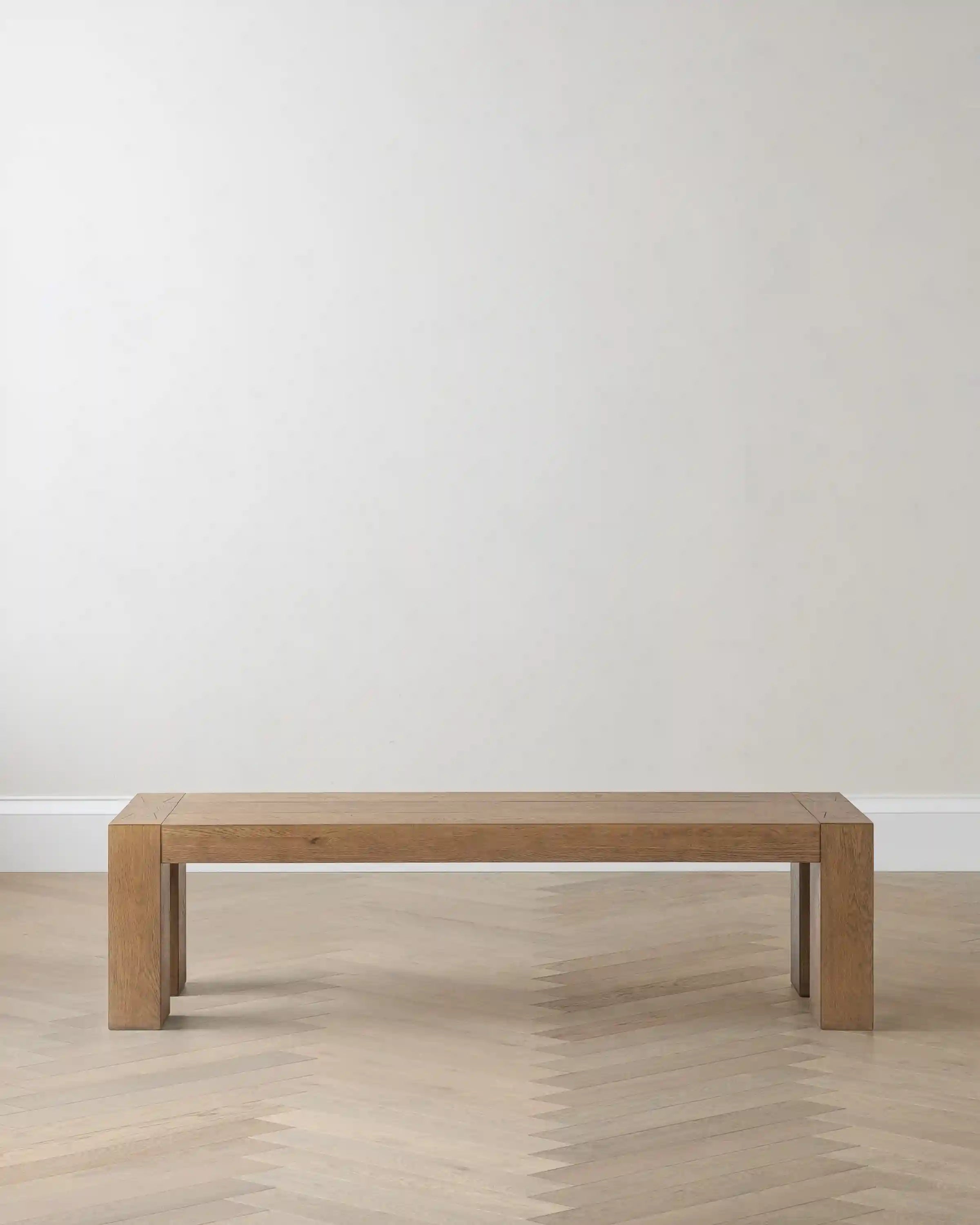 Reclaimed Oak Parsons Dining Bench