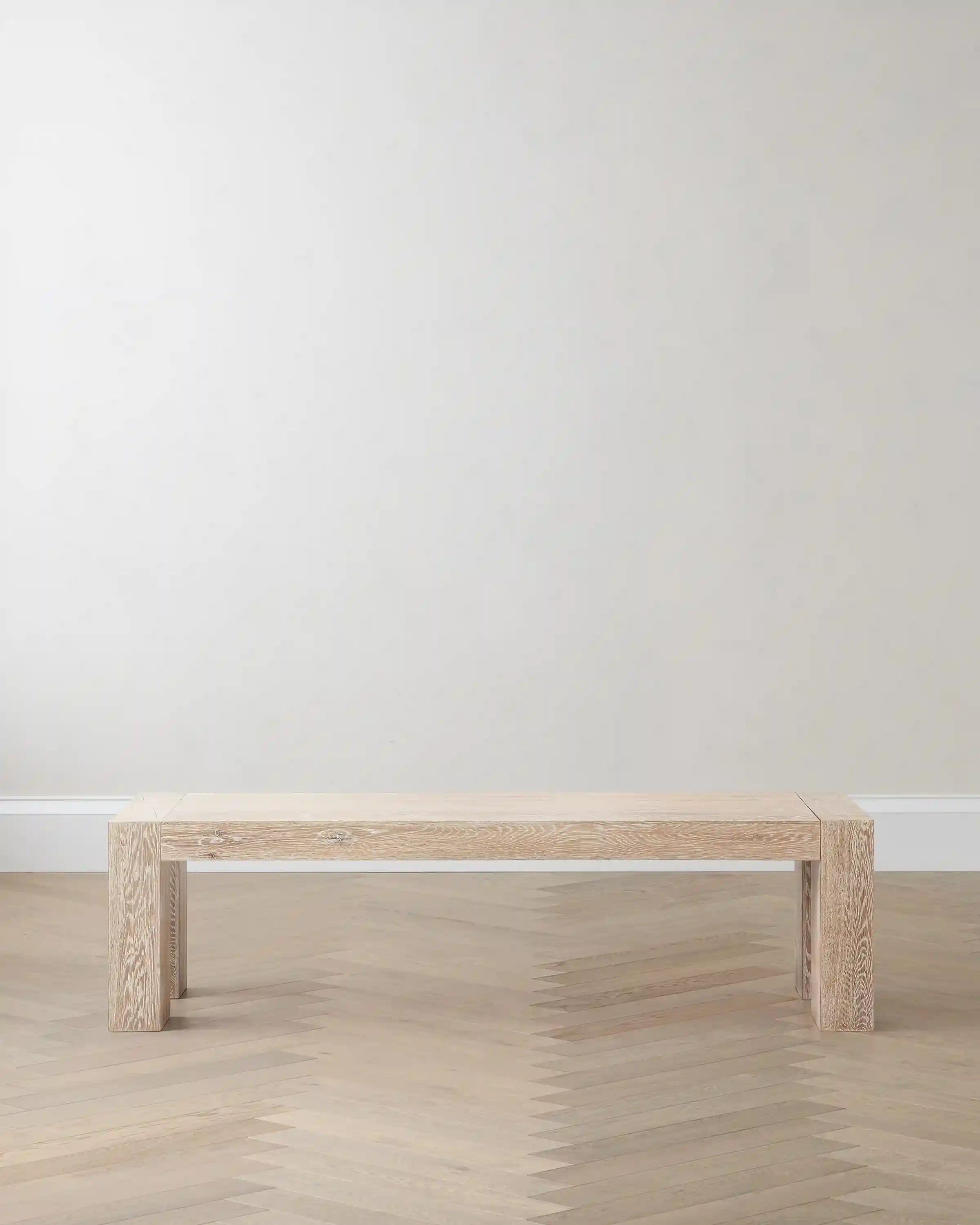Reclaimed Oak Parsons Dining Bench