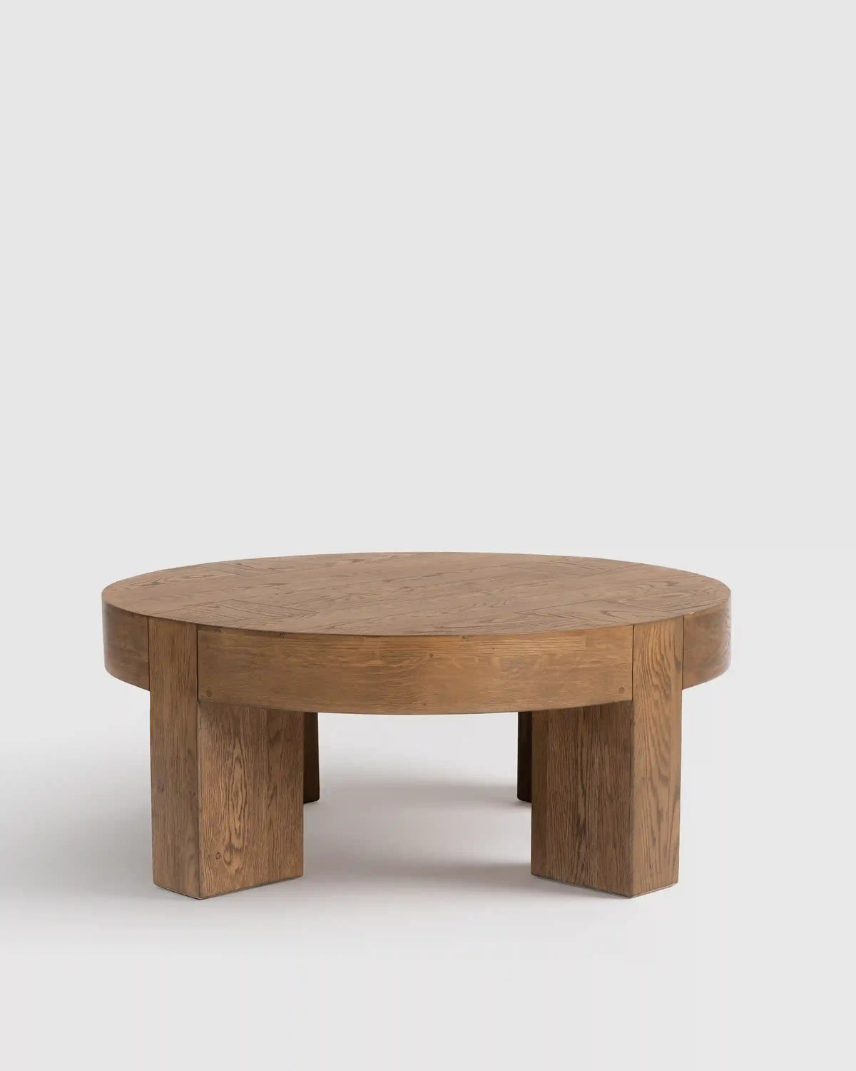 Reclaimed Oak Round Coffee Table