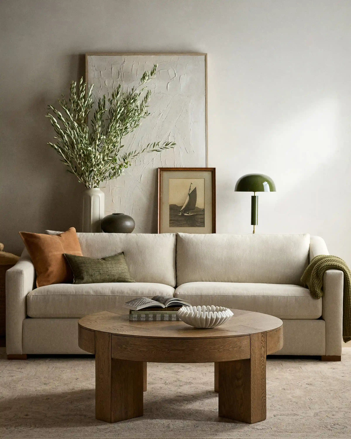 Reclaimed Oak Round Coffee Table