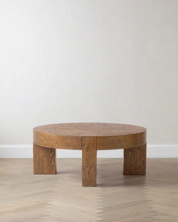 Reclaimed Oak Round Coffee Table