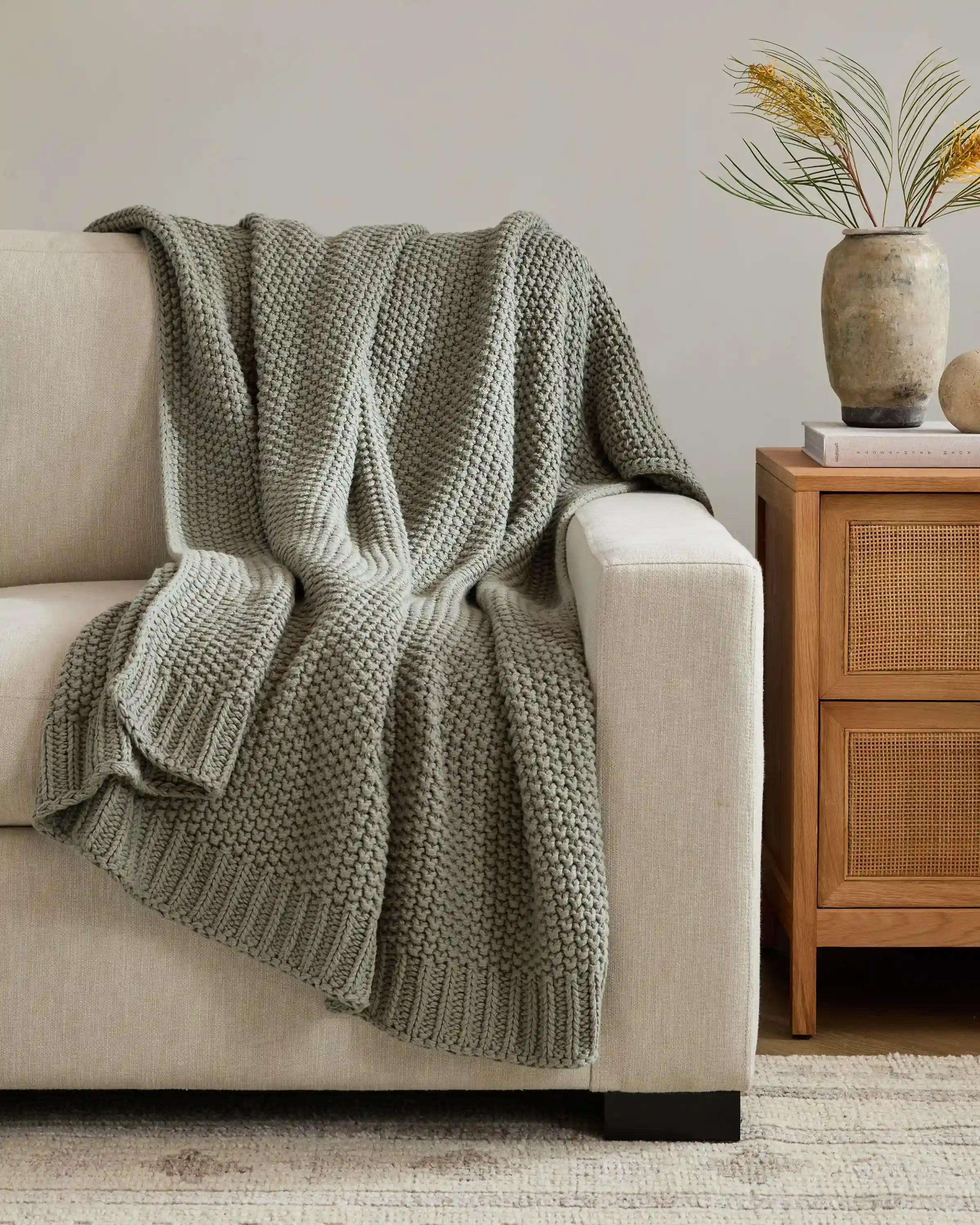 Cotton Fisherman Throw