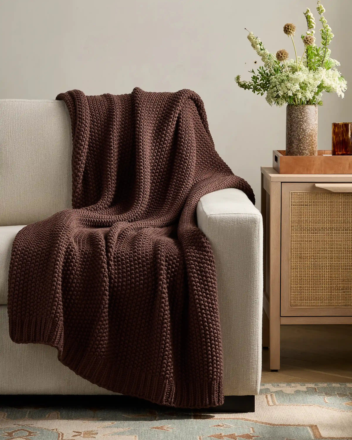 Cotton Fisherman Throw