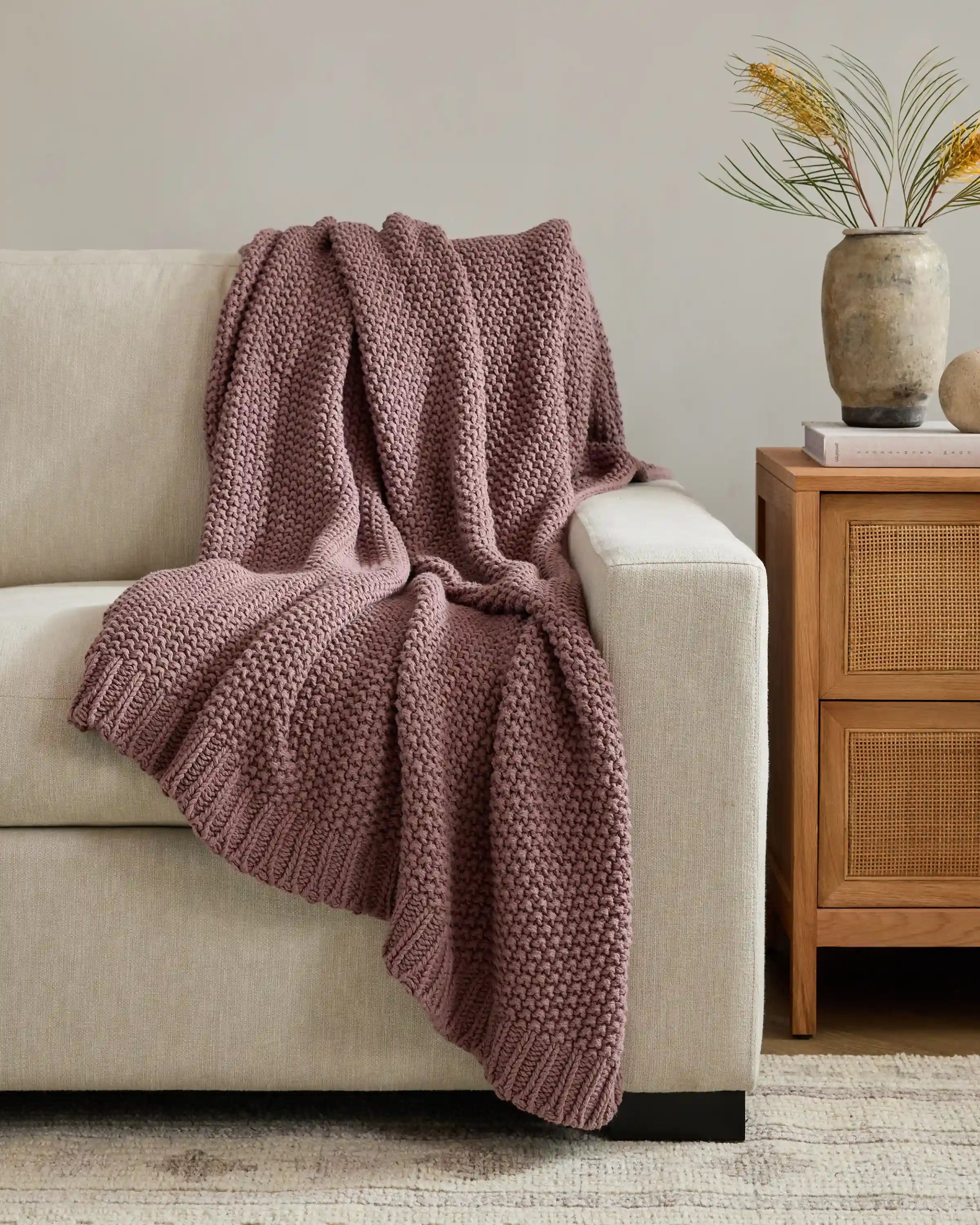 Cotton Fisherman Throw