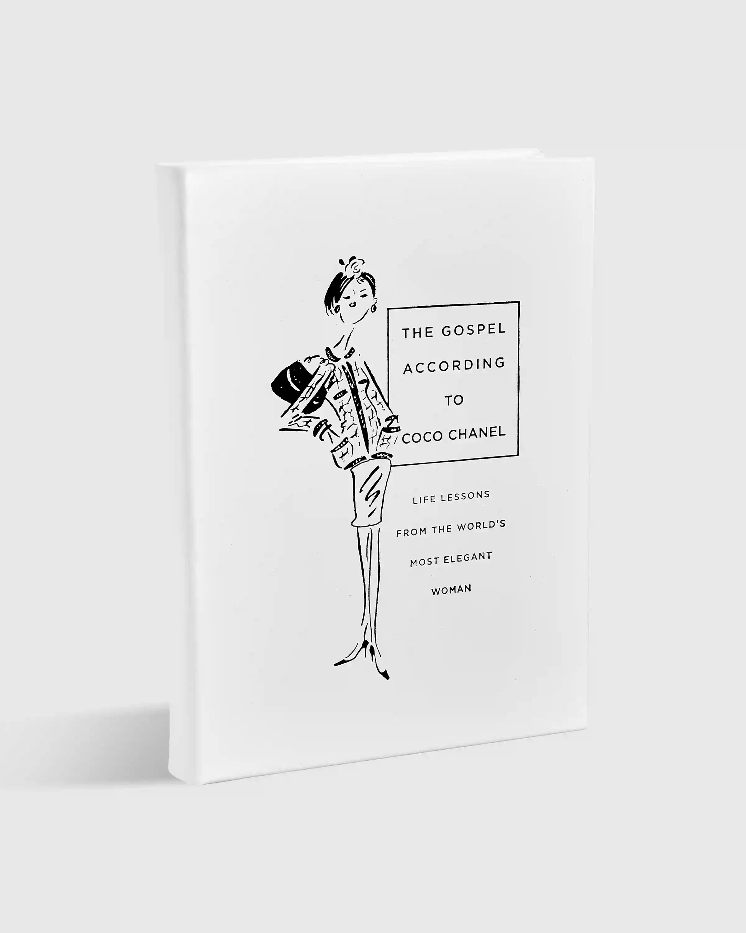 The Gospel According to Coco Chanel Leather Bound Book