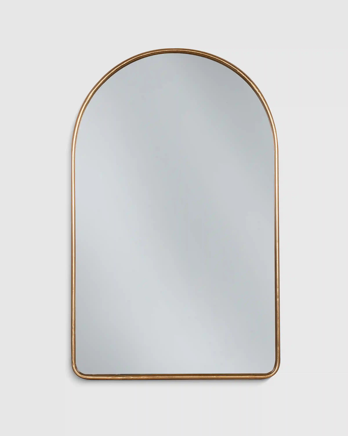 Arched Metal Framed Wall Mirror