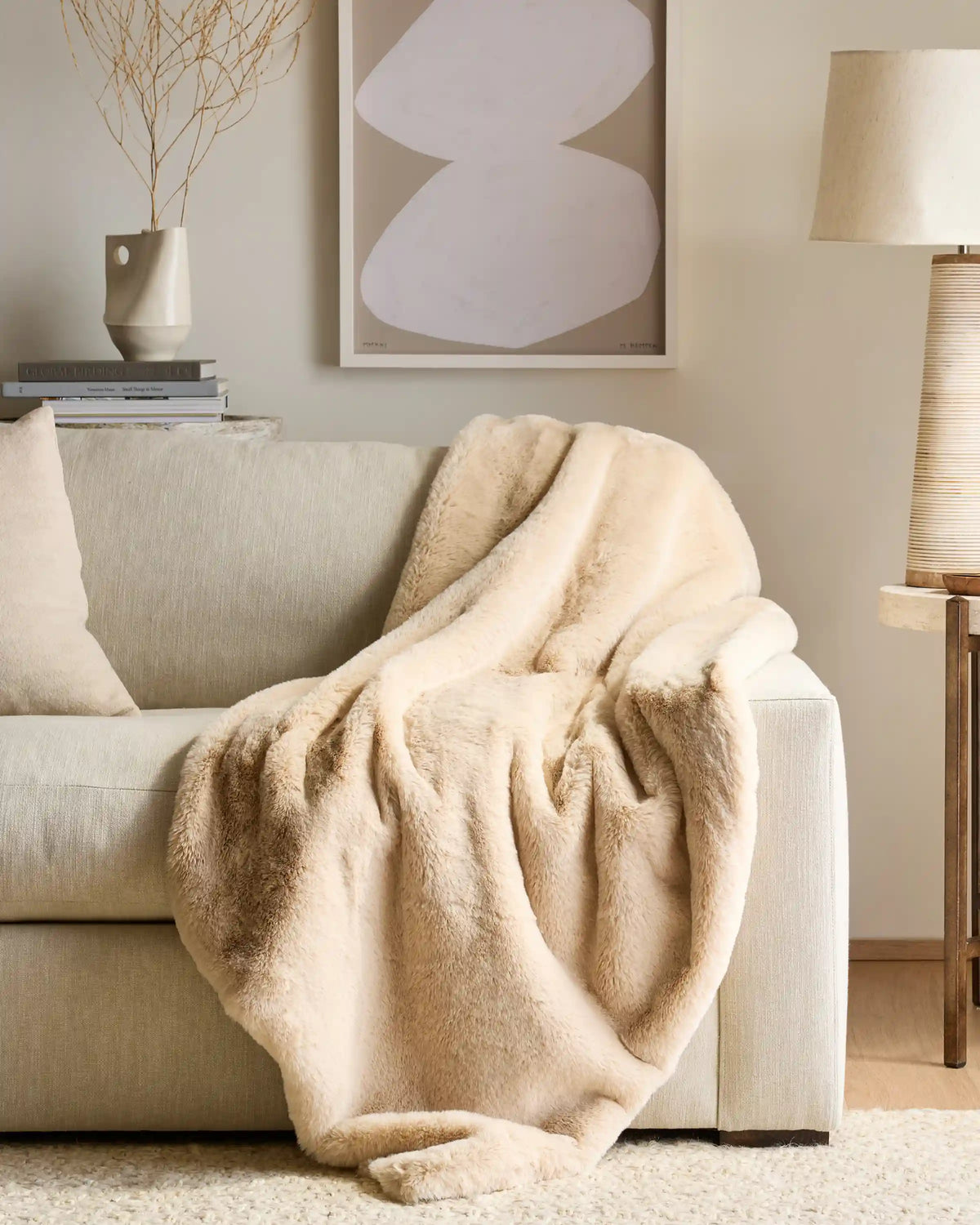 Luxury Faux Fur Throw