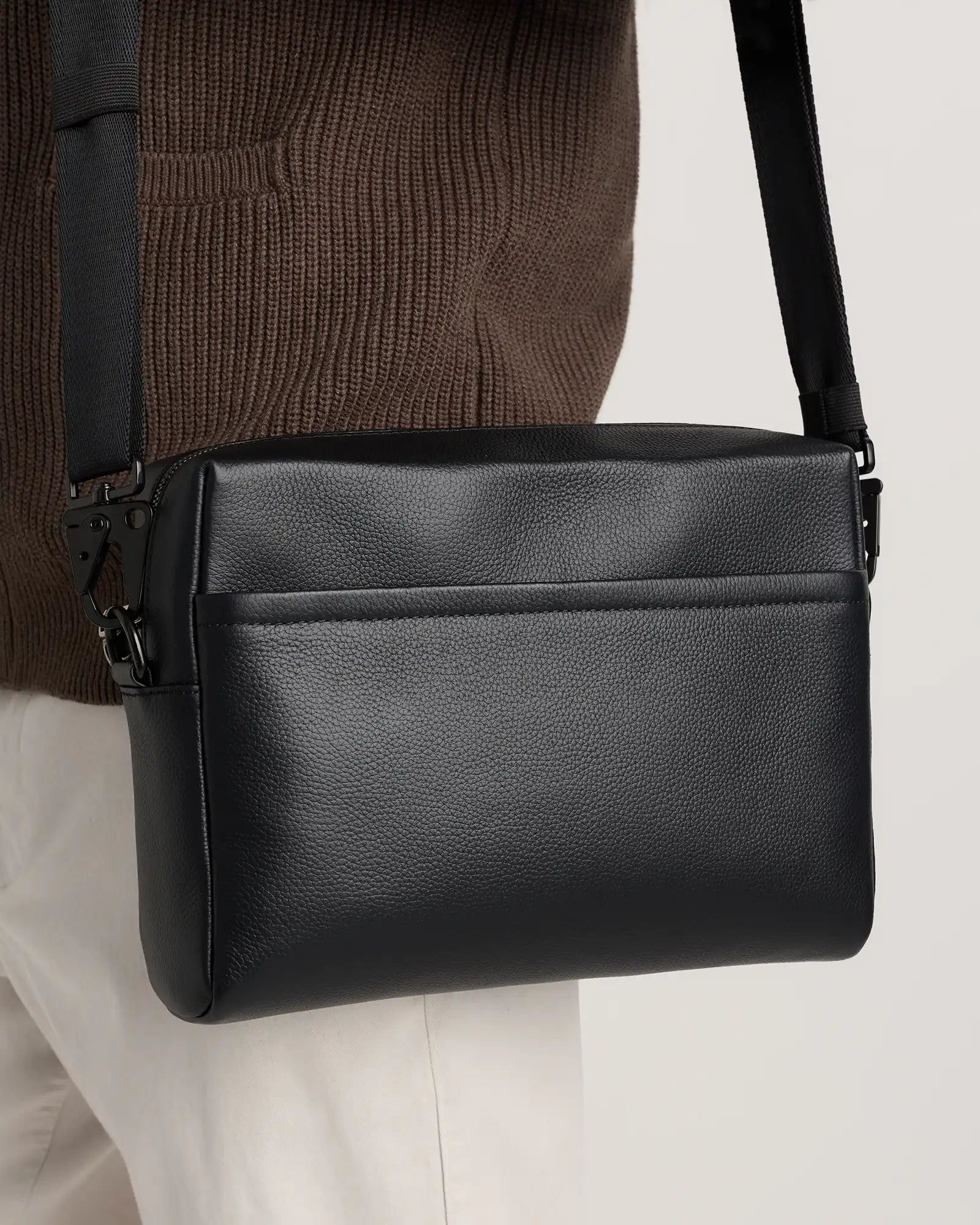 Excursion Italian Leather Crossbody Bag