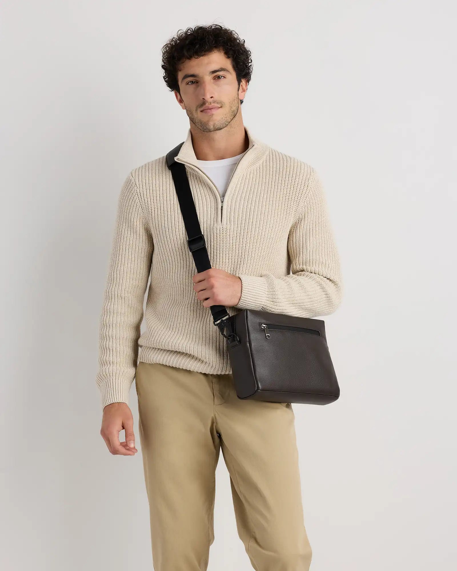 Excursion Italian Leather Crossbody Bag