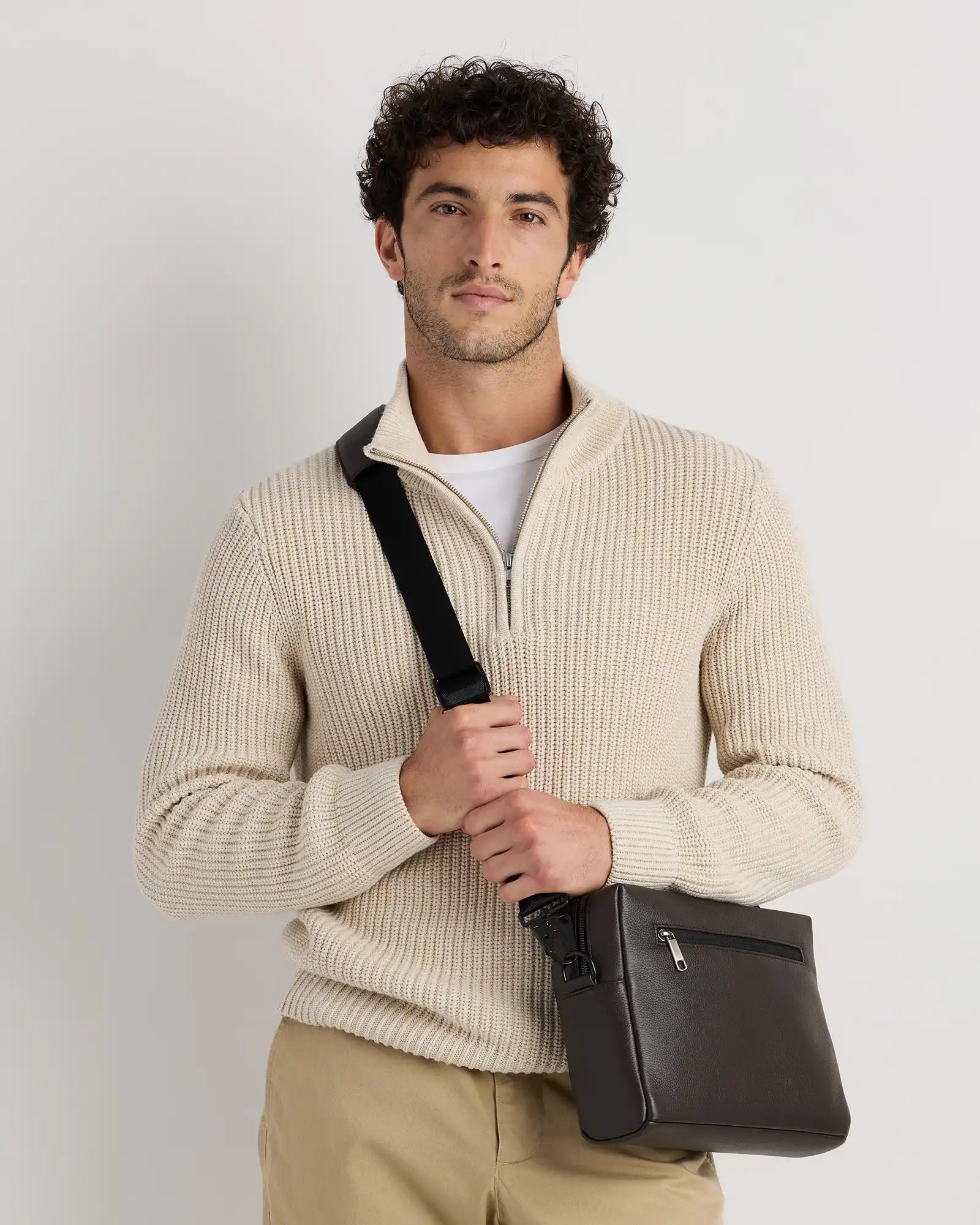 Excursion Italian Leather Crossbody Bag