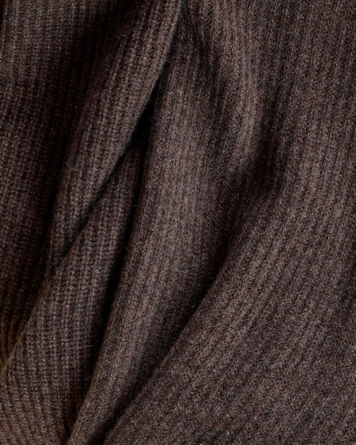 Ribbed Knit Cashmere Throw
